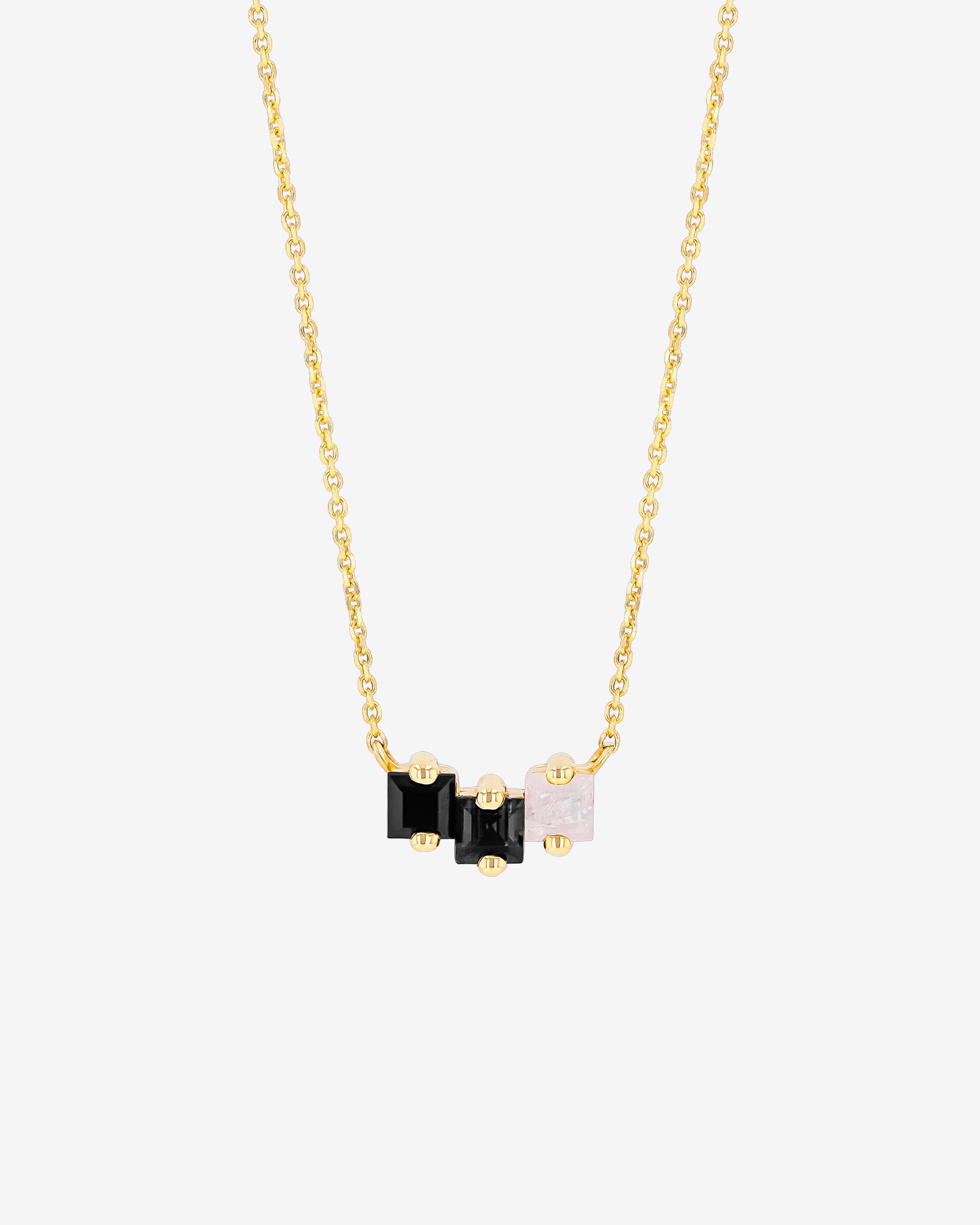 Kalan By Suzanne Kalan Cierra Black Ombre Mini Bar Pendant in 14k yellow gold