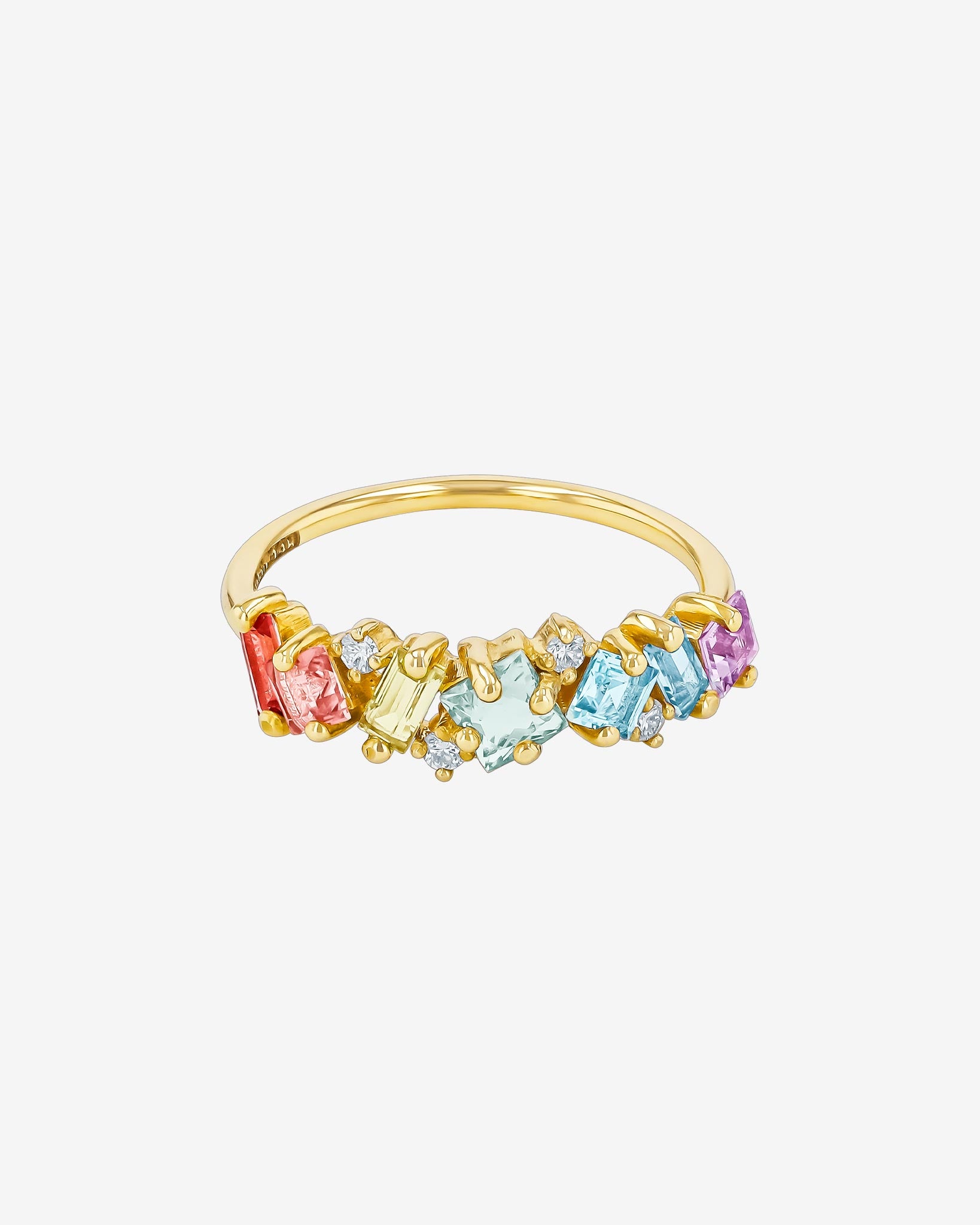 Kalan By Suzanne Kalan Nadima Pastel Half Band in 14k yellow gold