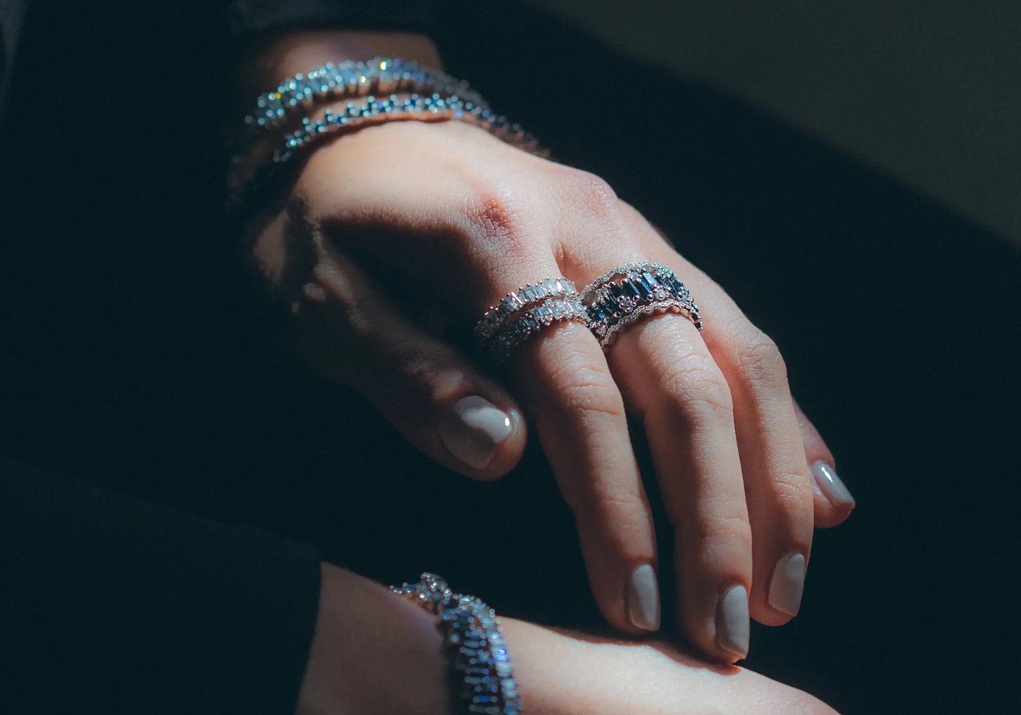 18k eternity bands
