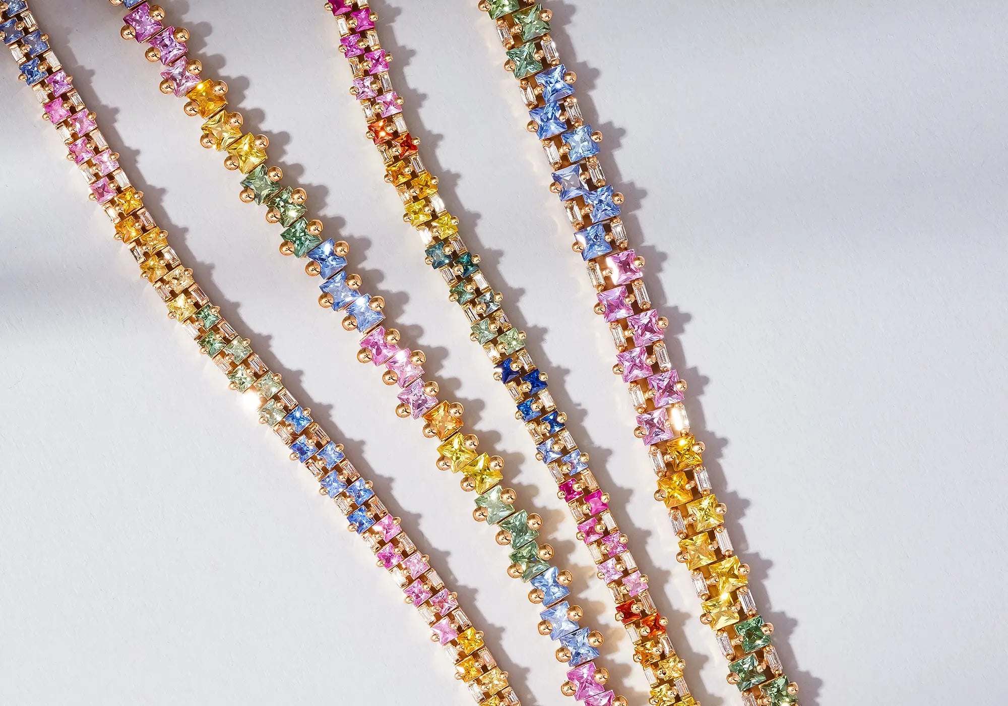 18k sapphire tennis bracelets
