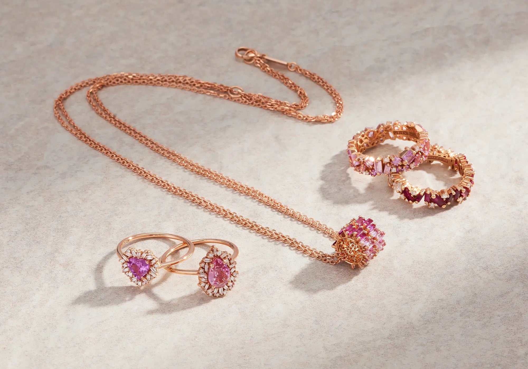 Pink Sapphire Jewelry