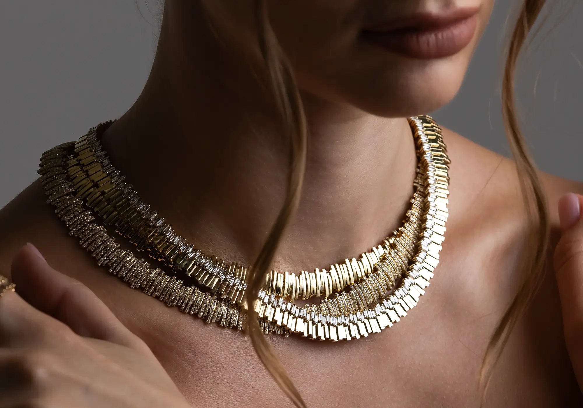18k gold necklace