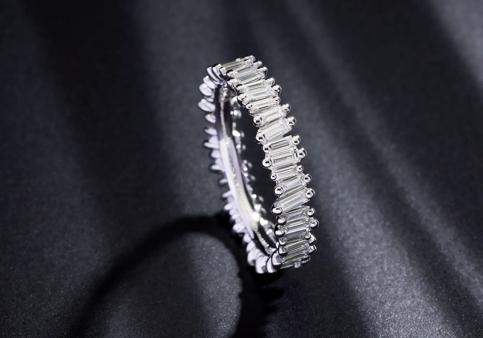 Style the Baguette Eternity in 18k gold