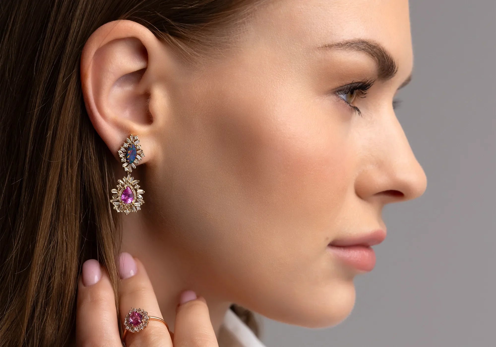 18K earrings