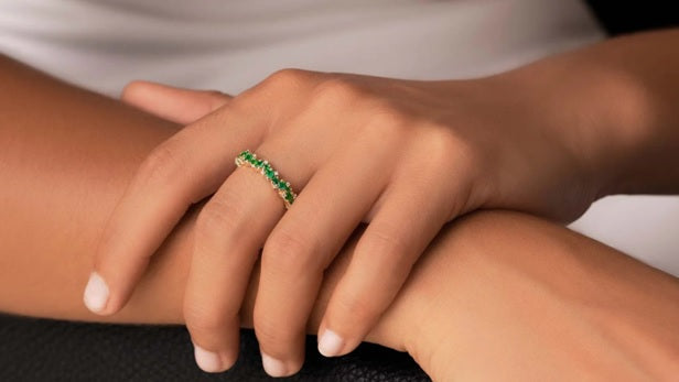 Making Valentine's Day Memorable with an Emerald Eternity Band