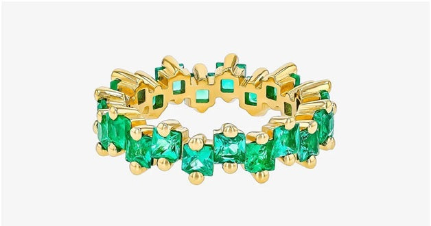 The Benefits and Beauty of Emerald Eternity Bands