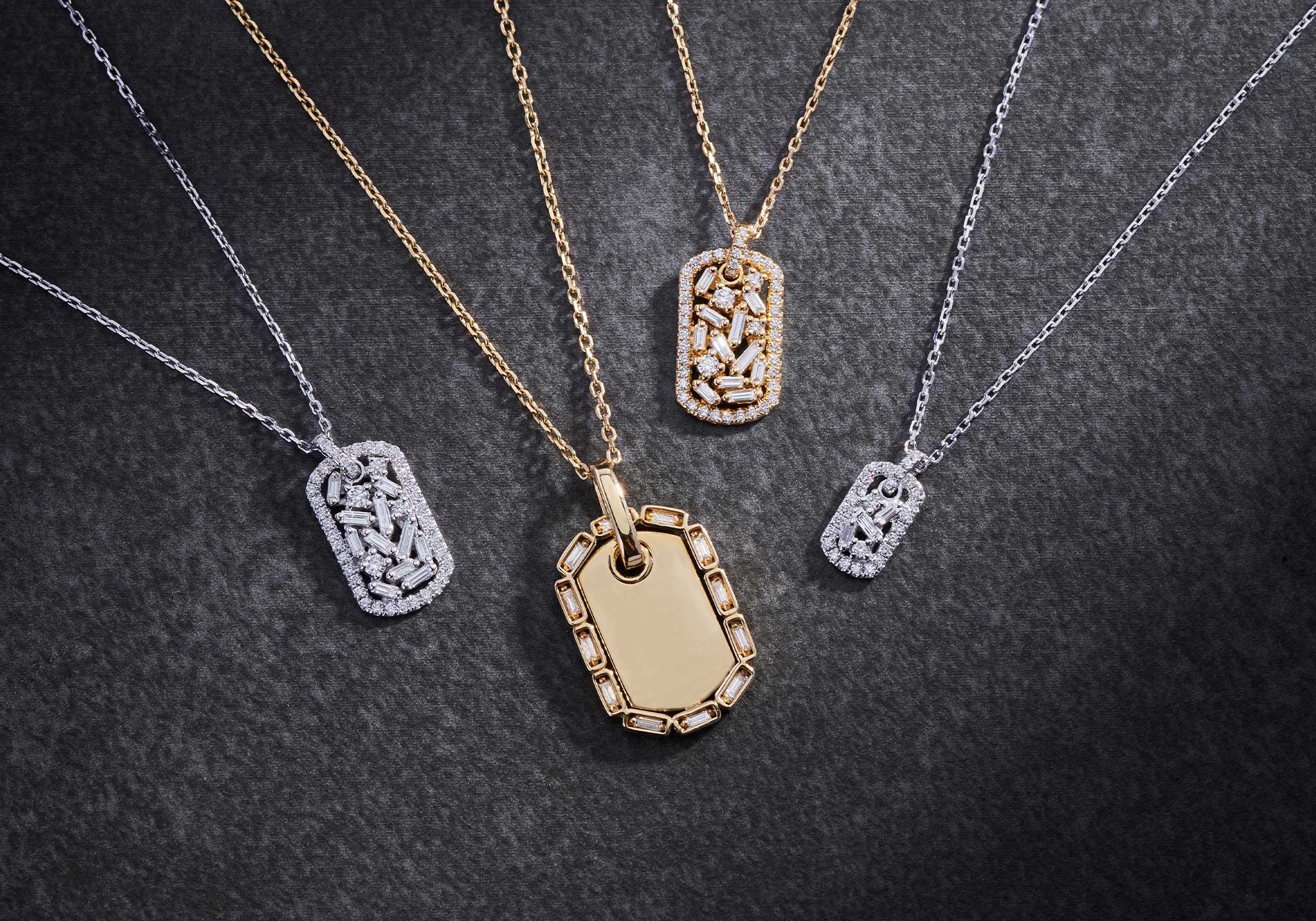 Suzanne Kalan Dog Tag Pendant Collection