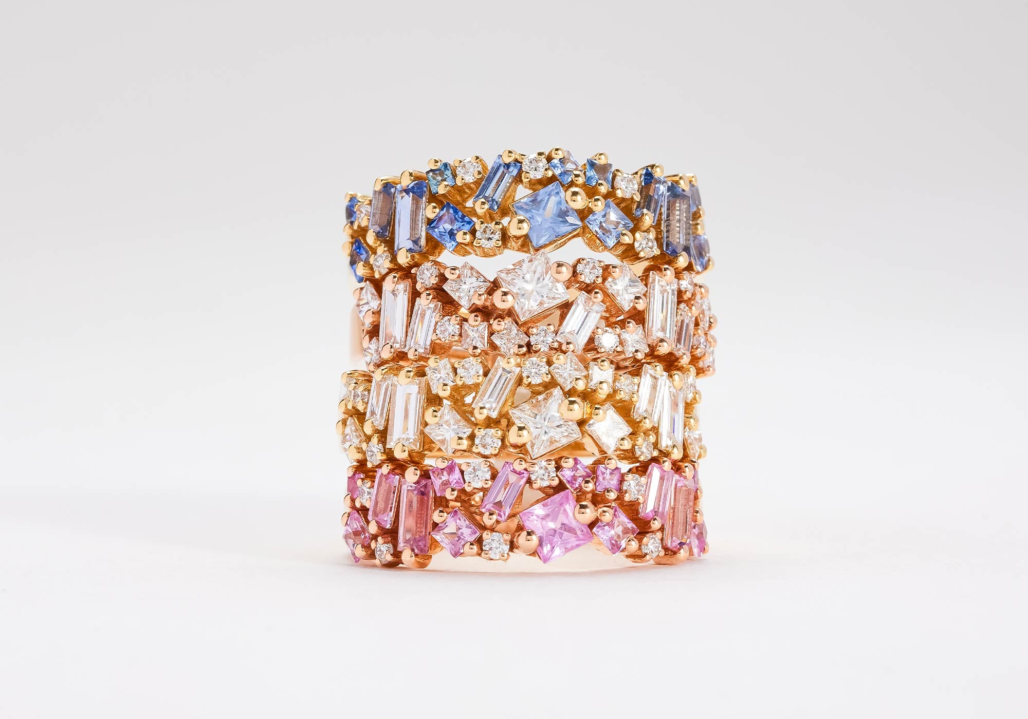 Suzanne Kalan Half Band Ring Collection