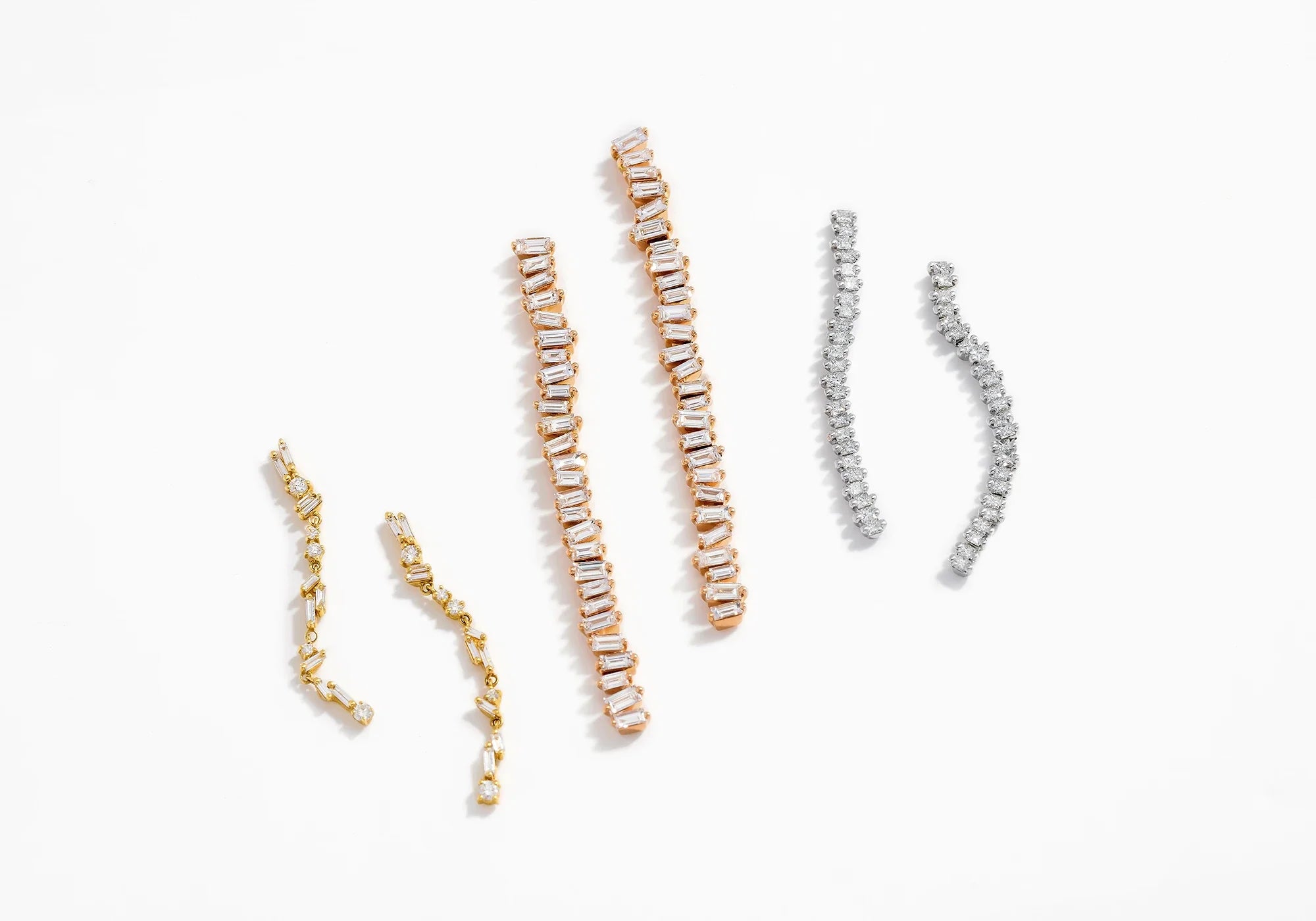 Suzanne Kalan Diamond Earring Collection in 18k Gold