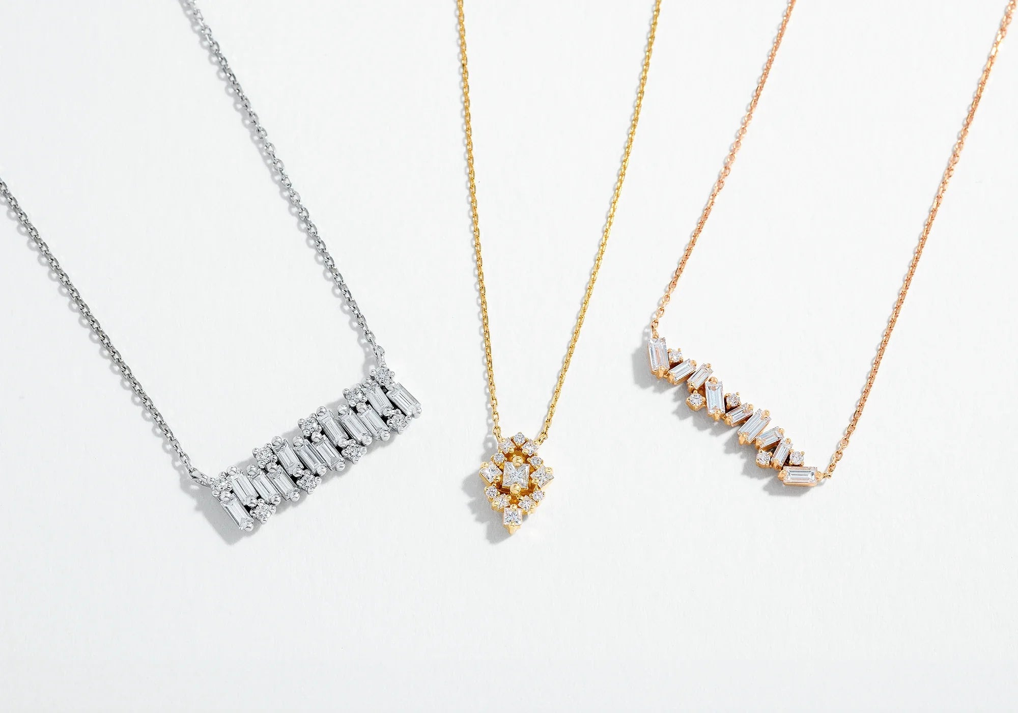Suzanne Kalan Diamond Necklace Collection in 18k Gold