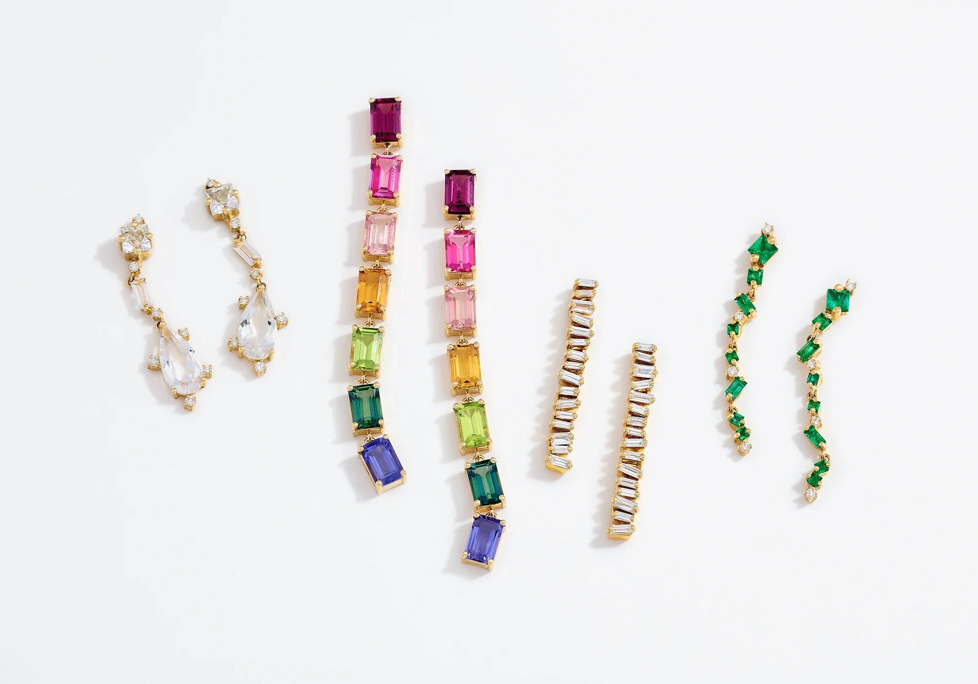 Suzanne Kalan Drop Earring Collection in 14k & 18k Gold