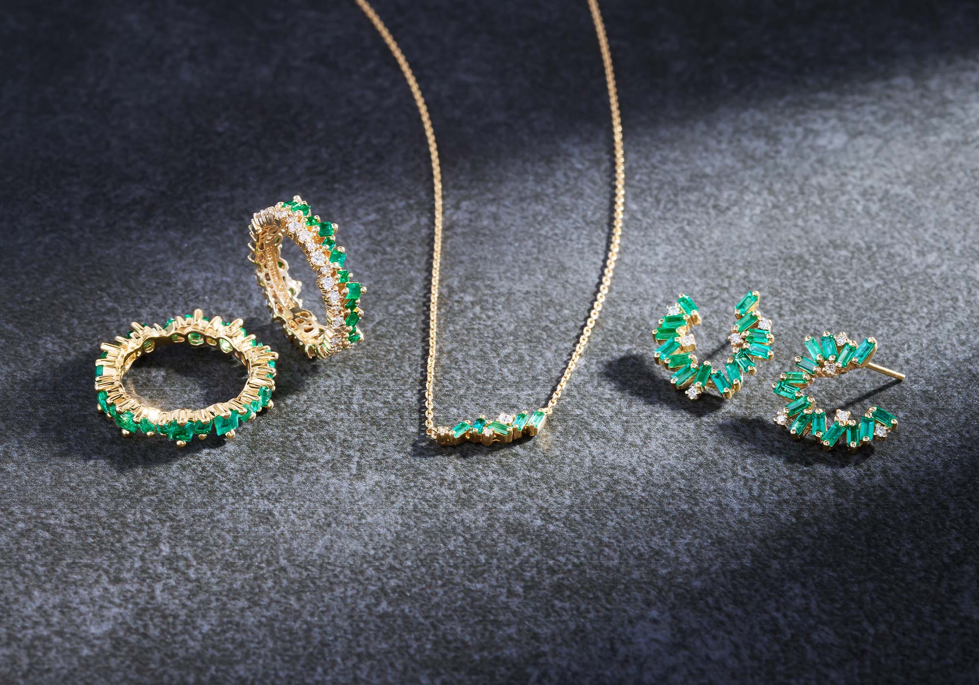 Suzanne Kalan Emerald Jewelry Collection