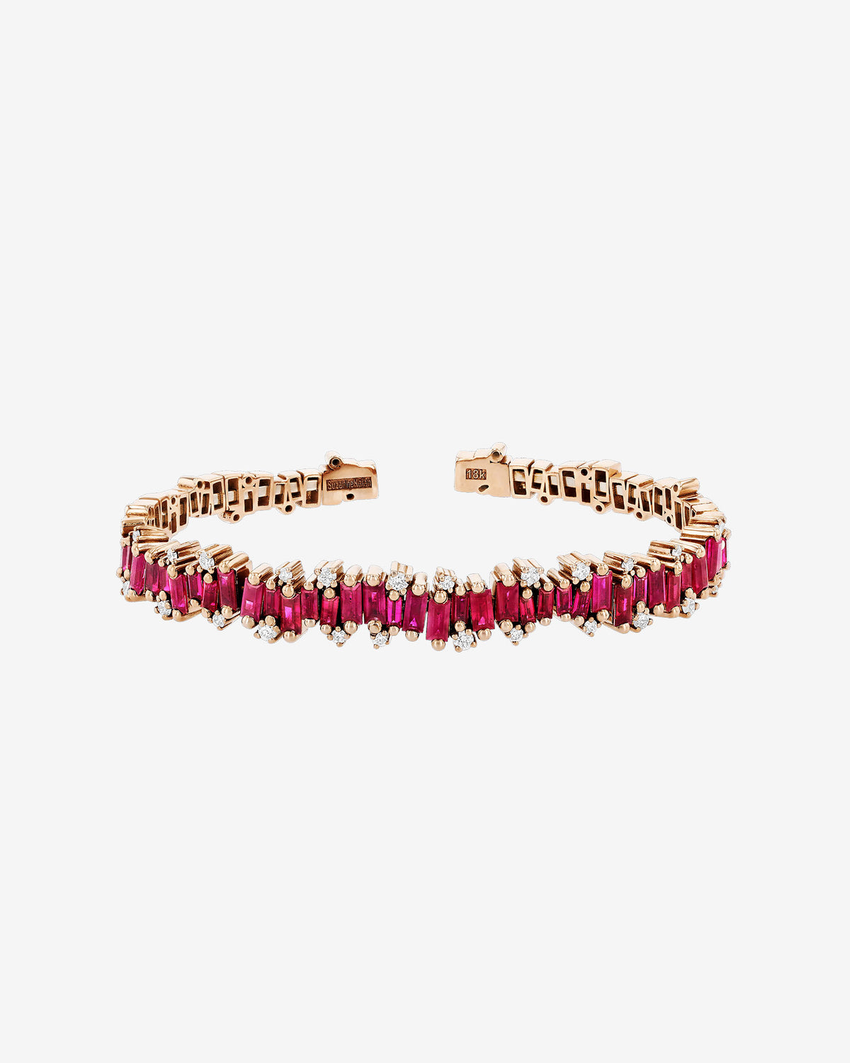 Shimmer Audrey Ruby Bangle | Suzanne Kalan®