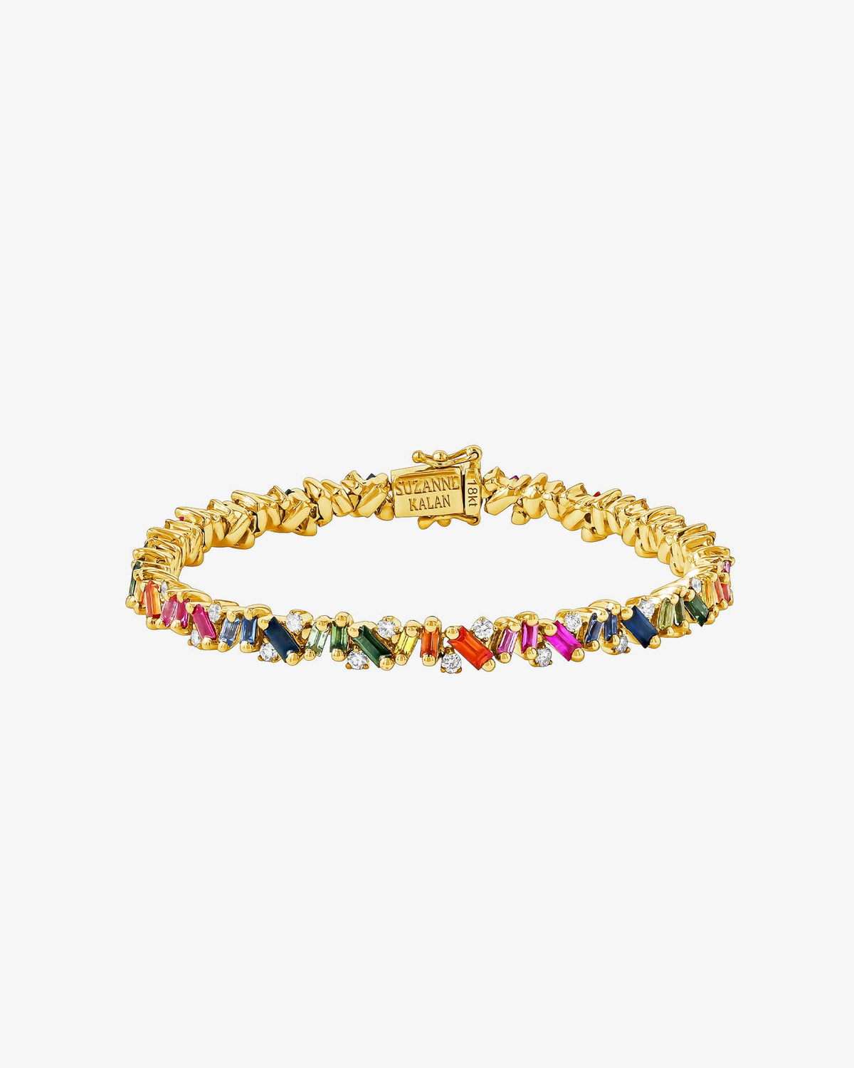 Frenzy Rainbow Sapphire Tennis Bracelet