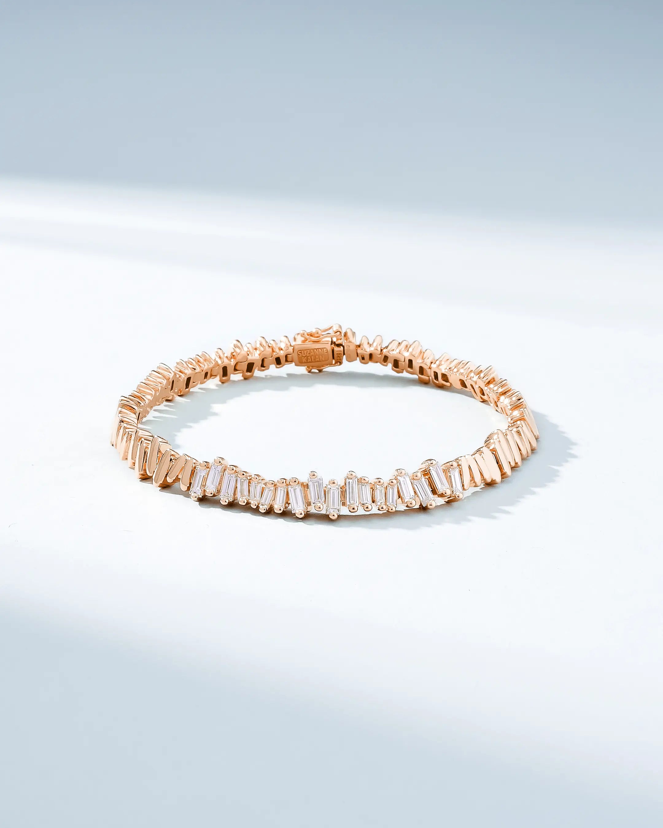 Suzanne Kalan Golden Diamond ID Bracelet in 18k rose gold