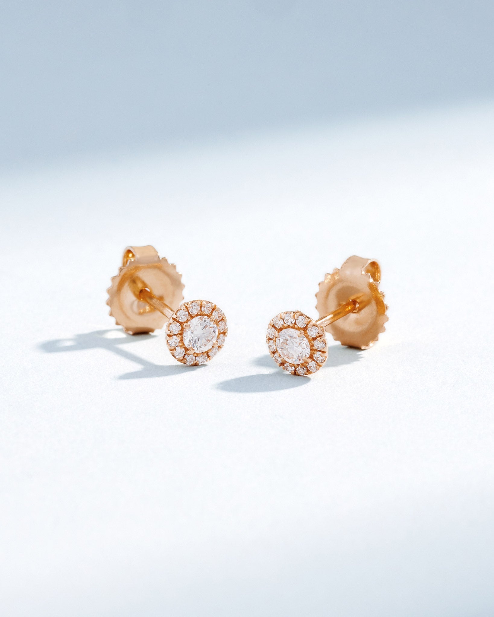 Bold Diamond Mini Round Pave Studs