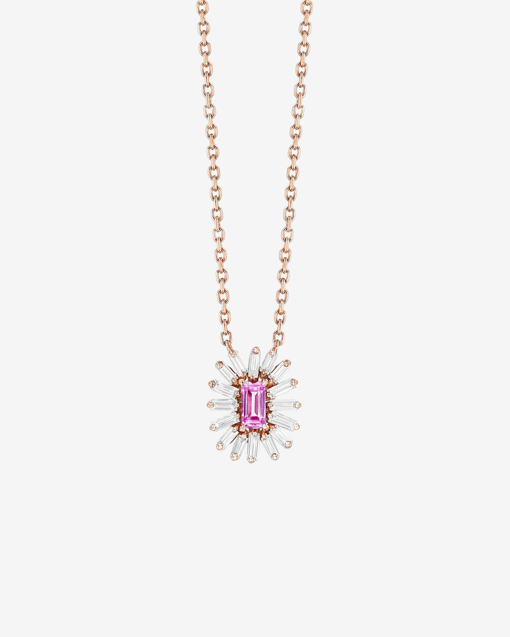 Bold Pink Sapphire Spark Pendant | SUZANNE KALAN®