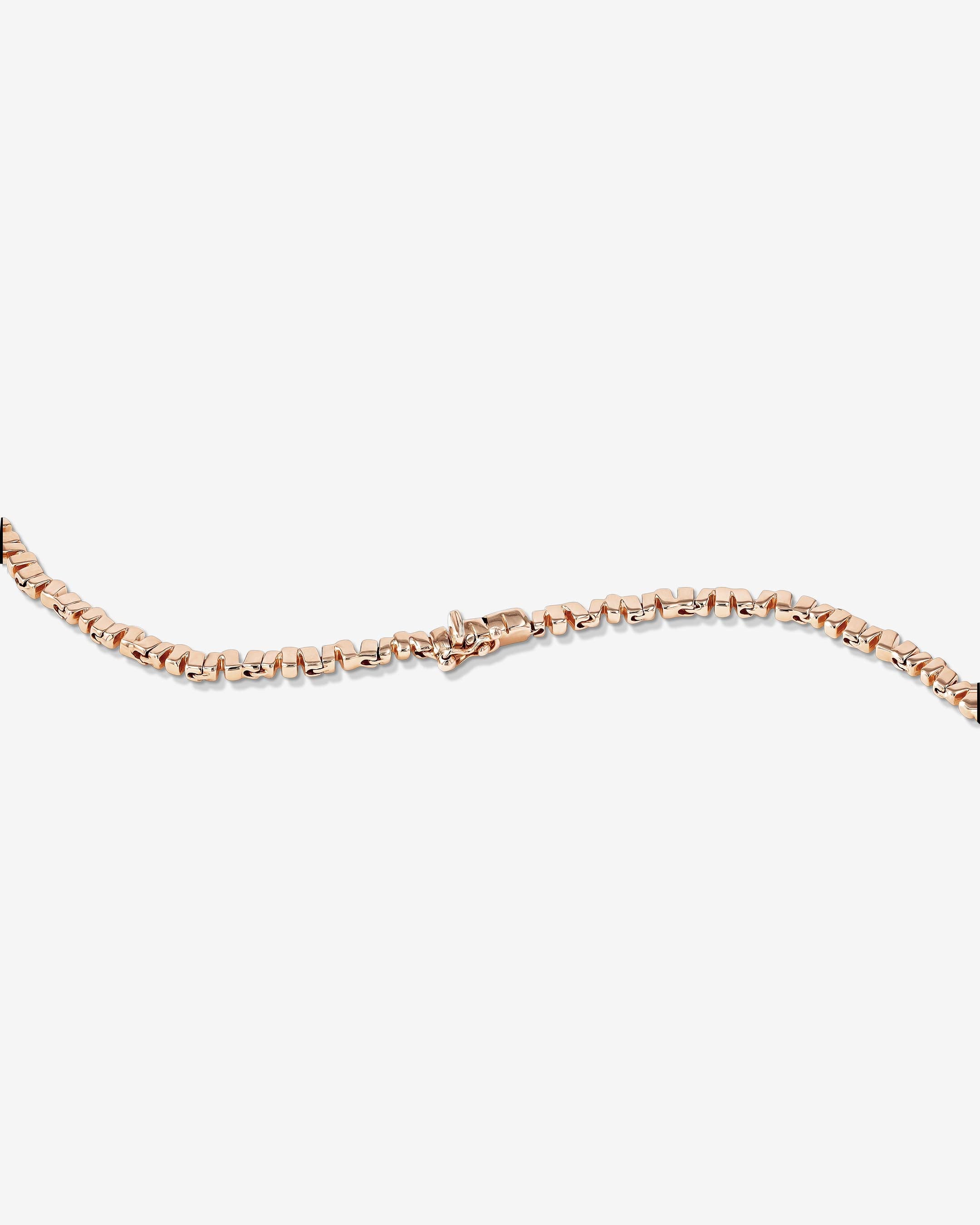 Suzanne Kalan Golden Mini Tennis Necklace in 18k rose gold