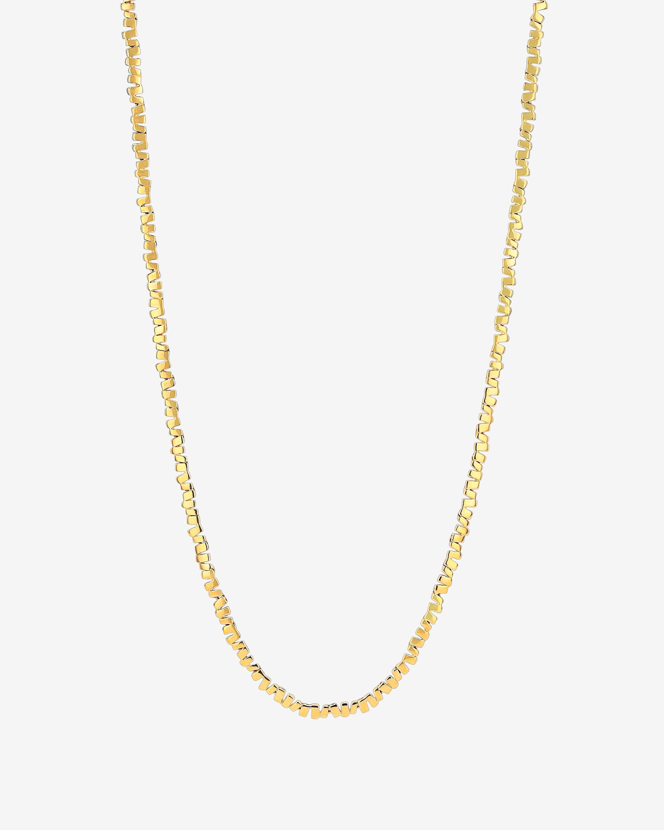 Suzanne Kalan Golden Mini Tennis Necklace in 18k yellow gold