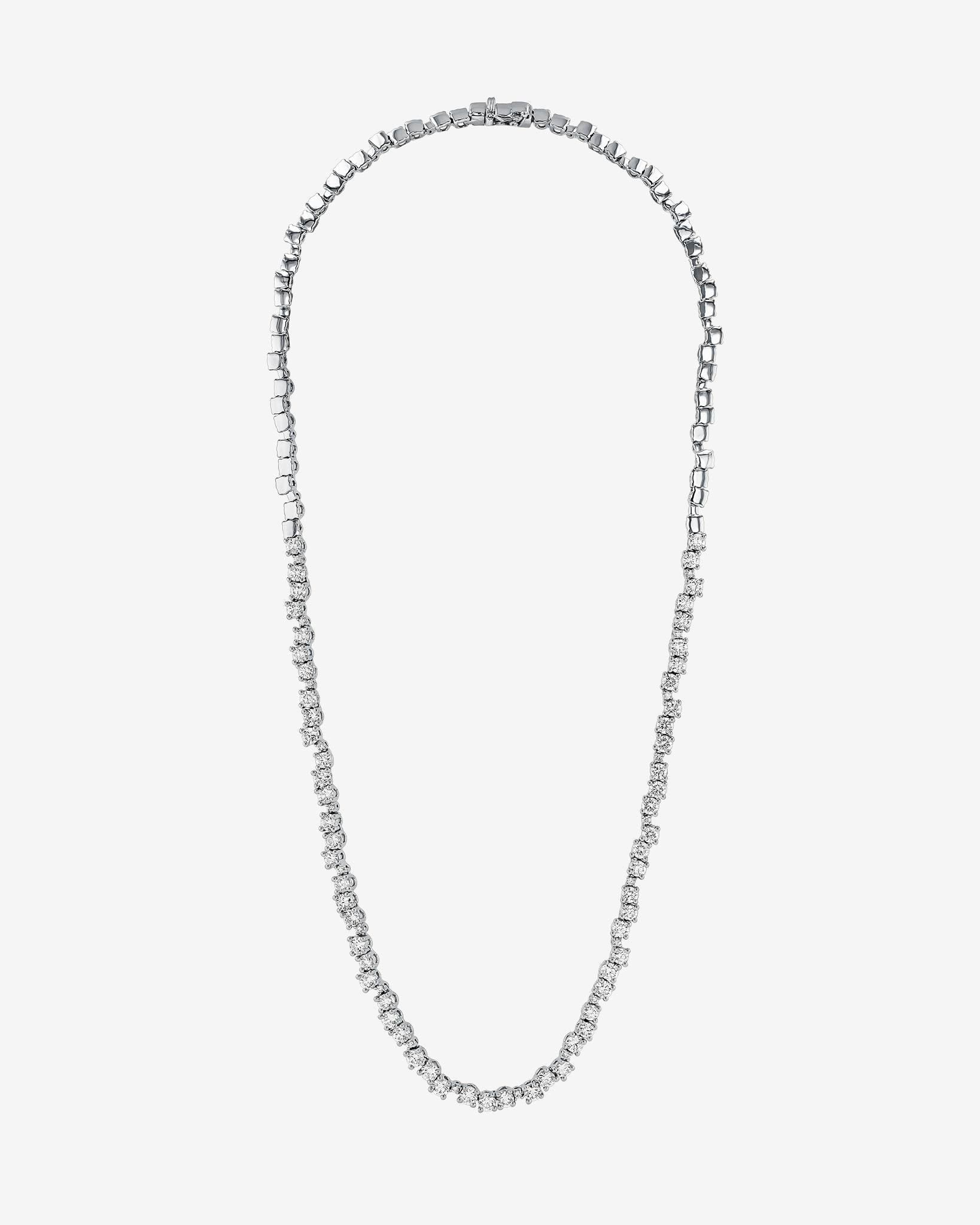 Classic Diamond Round Tennis Necklace | Suzanne Kalan®