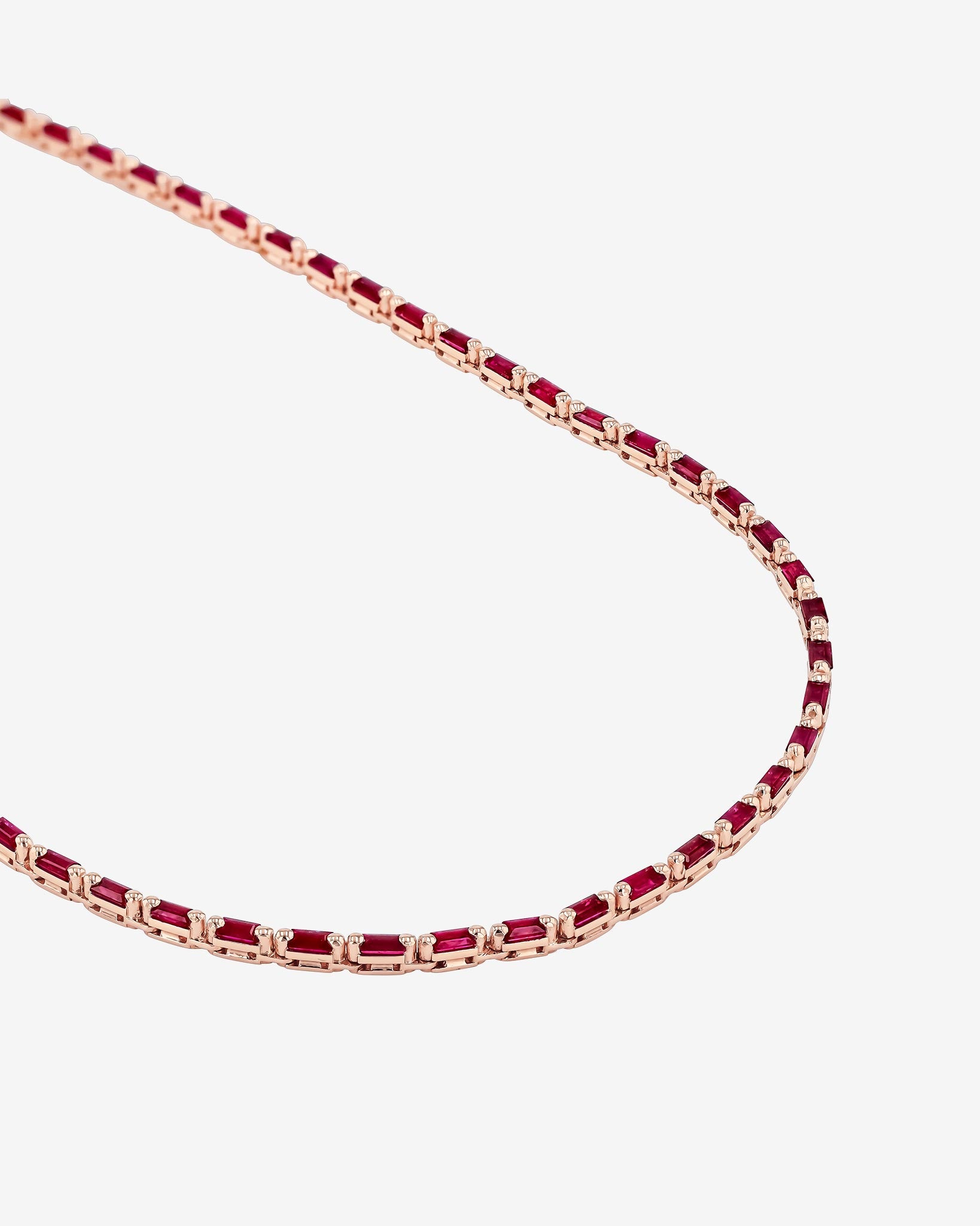 Peoples Jewellers Lab-Created Ruby Graduated Tennis Necklace in Sterling  Silver|Peoples Jewellers | Kingsway Mall
