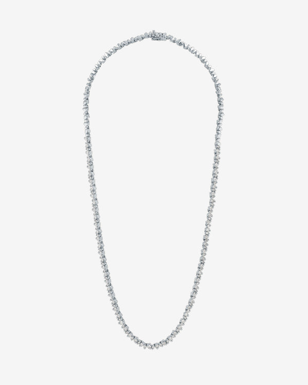 Suzanne Kalan La Fantaisie Cosmic Diamond Tennis Necklace in 18k white gold