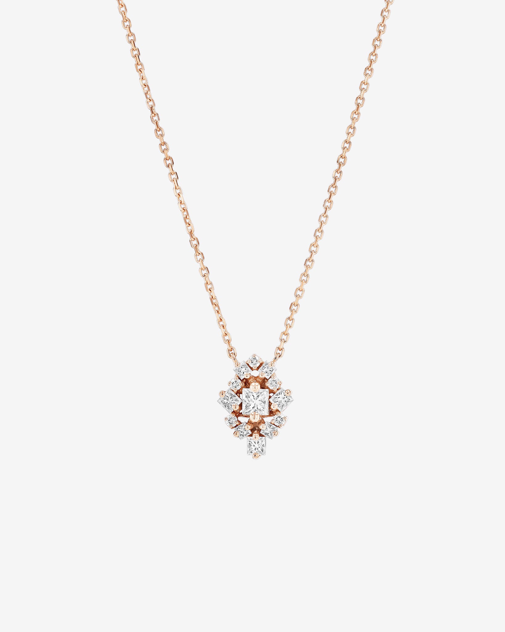 Suzanne Kalan La Fantaisie Star Diamond Pendant in 18k rose gold
