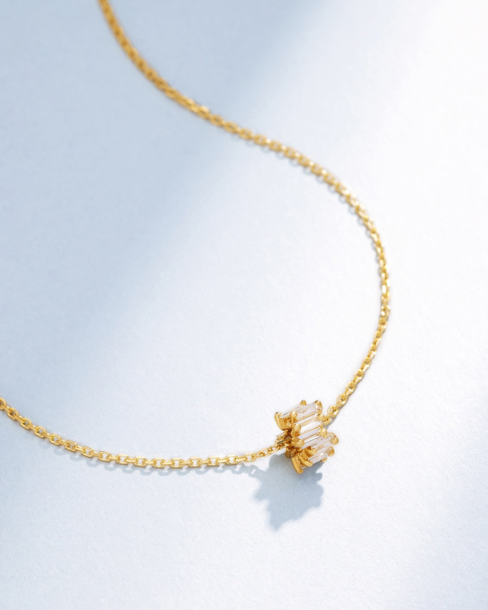 Suzanne Kalan Infinite Diamond Rondelle Pendant in 18k yellow gold