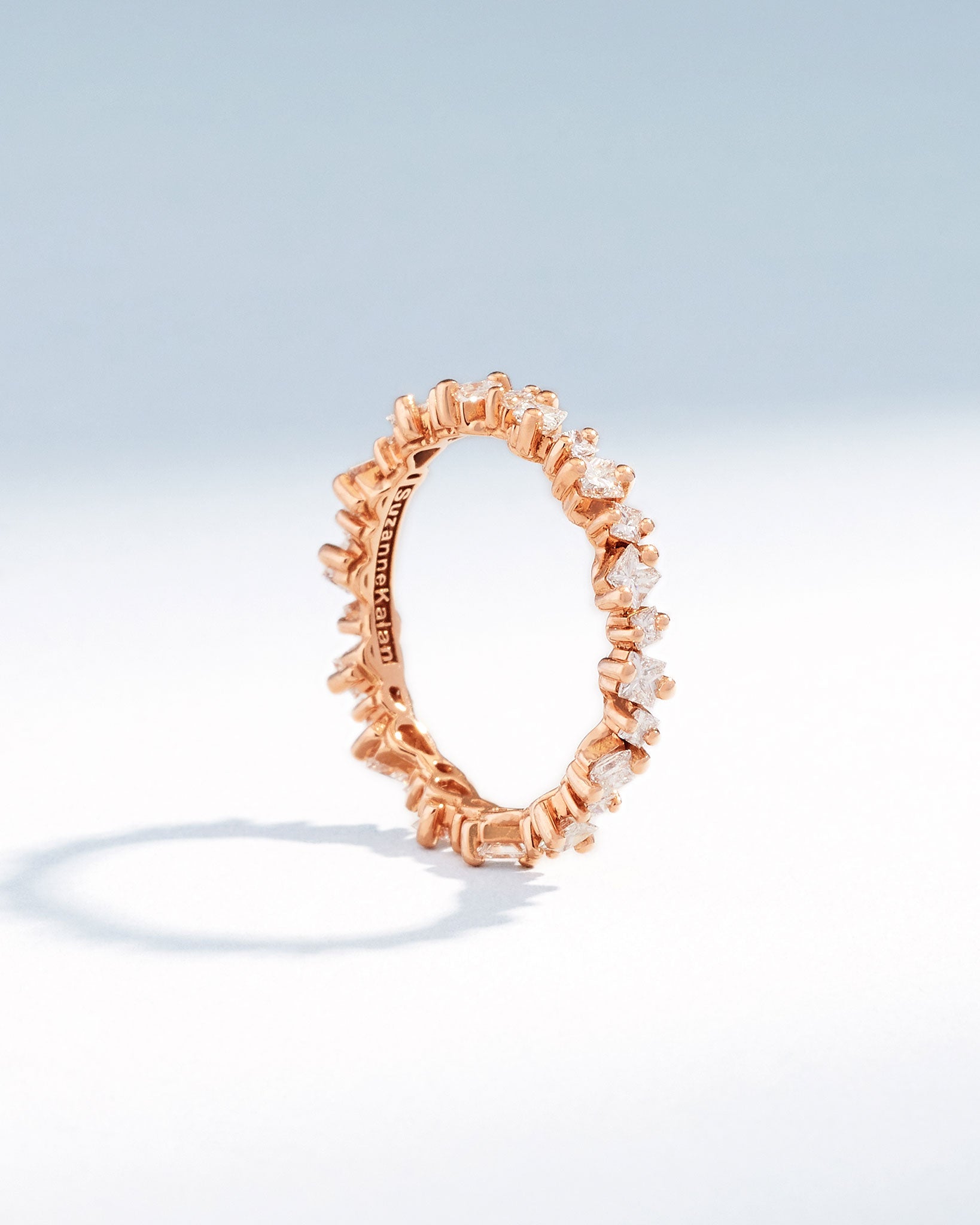 Suzanne Kalan La Fantaisie Cosmic Diamond Eternity Band in 18k rose gold