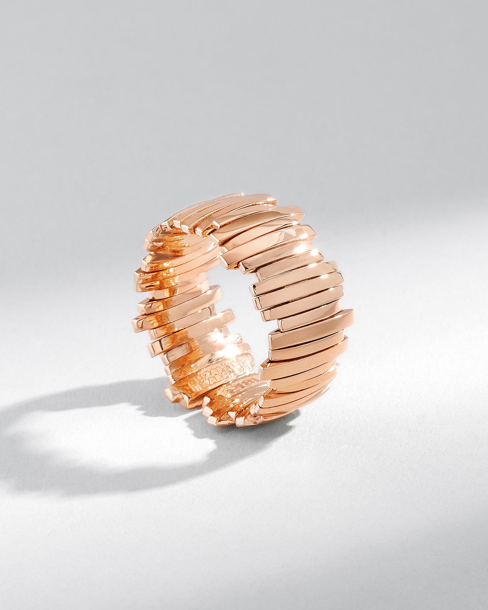 Suzanne Kalan Classic Gold Milli Band in 18k rose gold