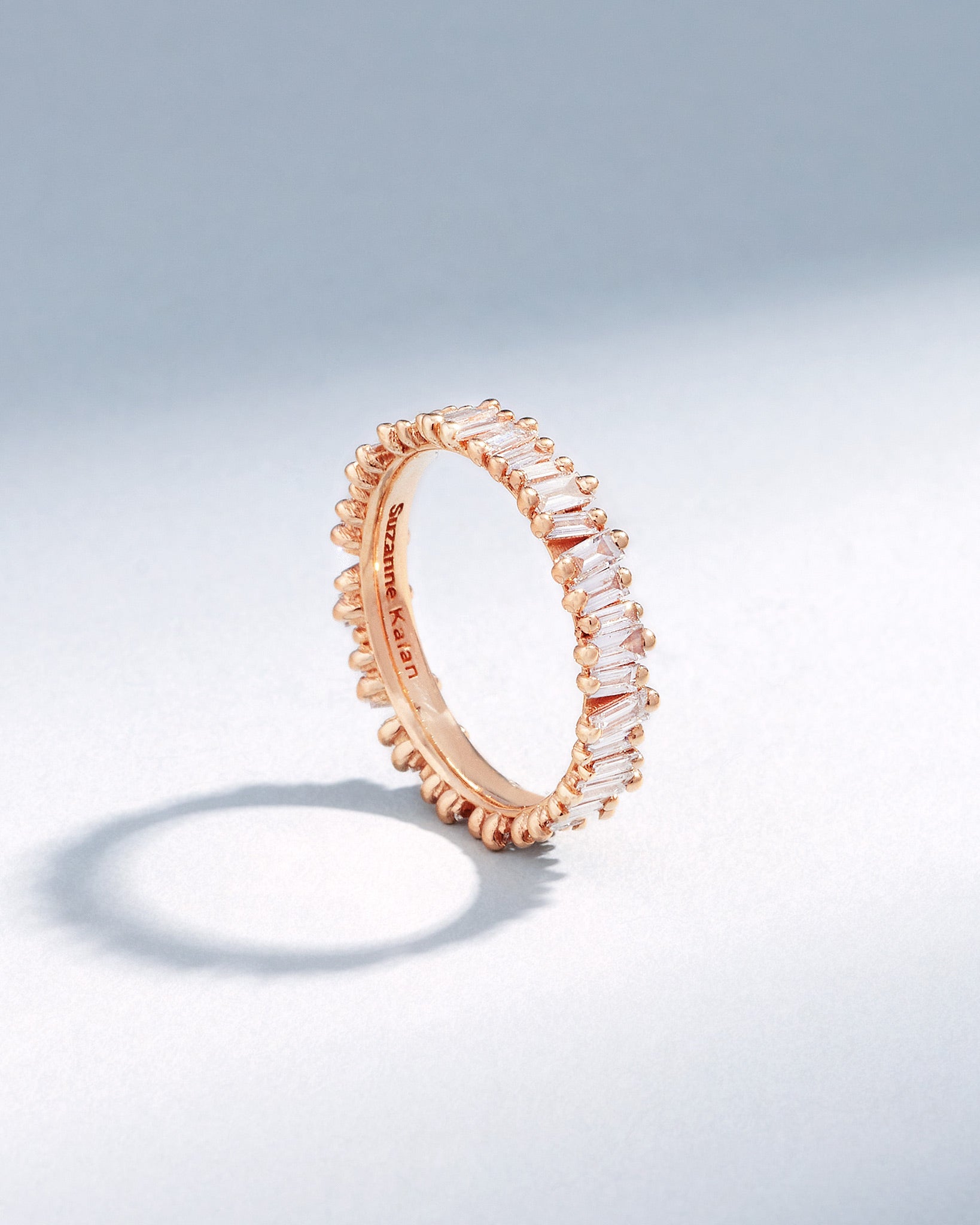 Suzanne Kalan Classic Diamond Eternity Band in 18k rose gold