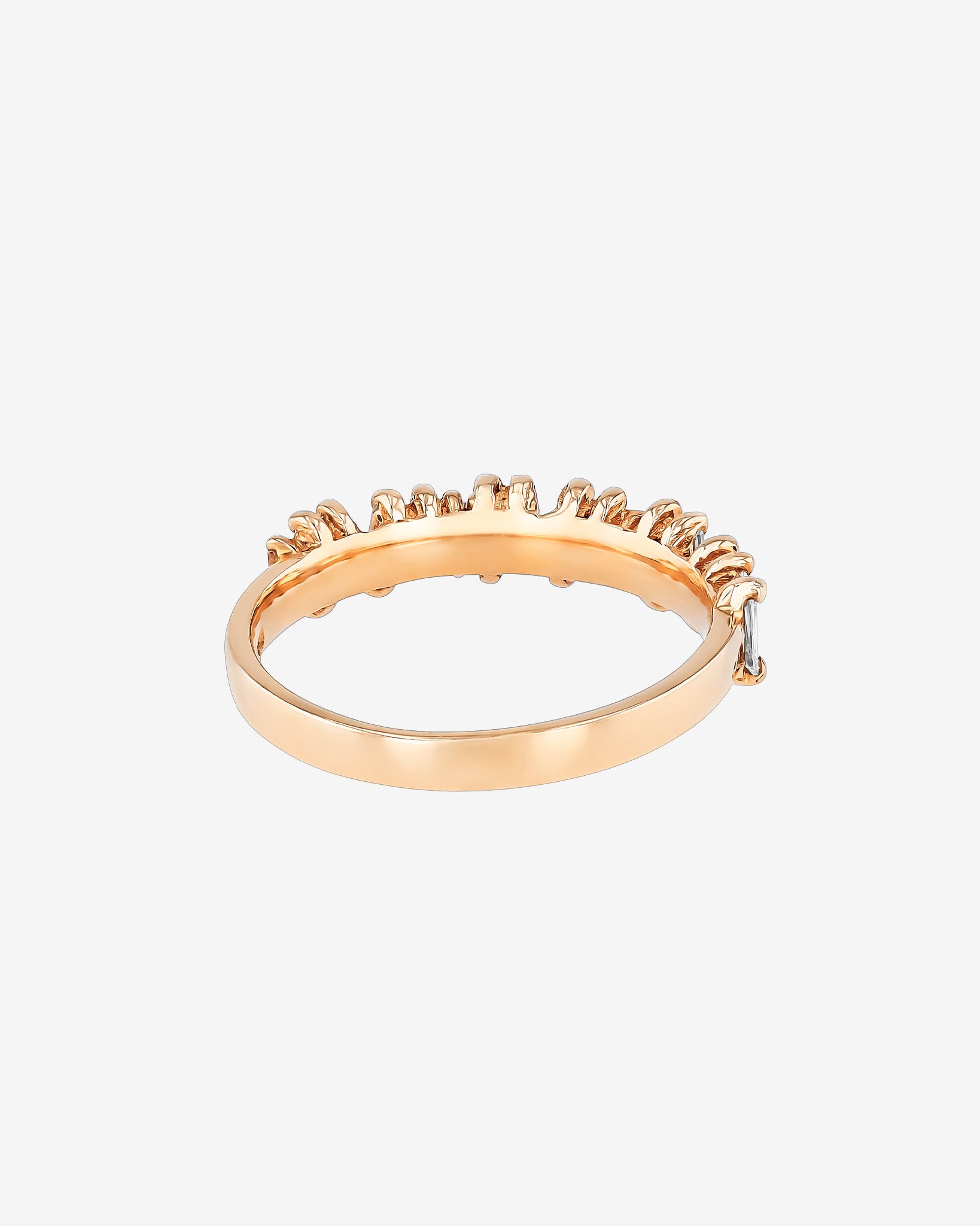 Suzanne Kalan Classic Diamond Half Band in 18k rose gold