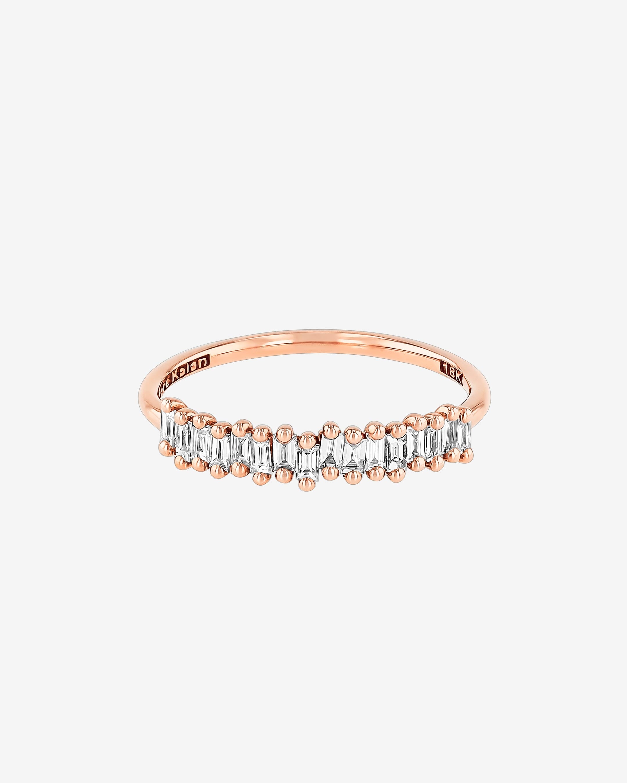 Suzanne Kalan Classic Diamond Stacker Band in 18k rose gold