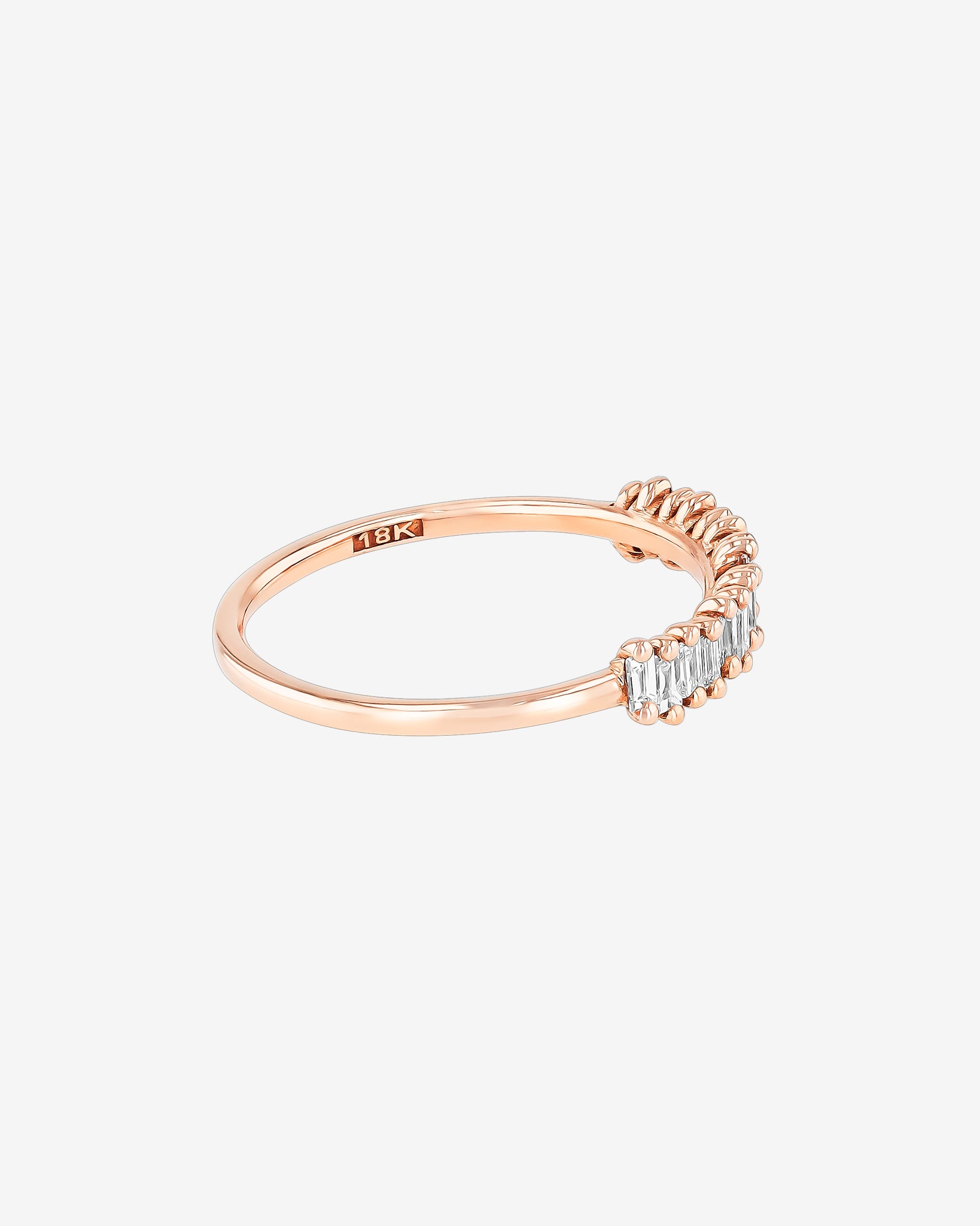 Suzanne Kalan Classic Diamond Stacker Band in 18k rose gold