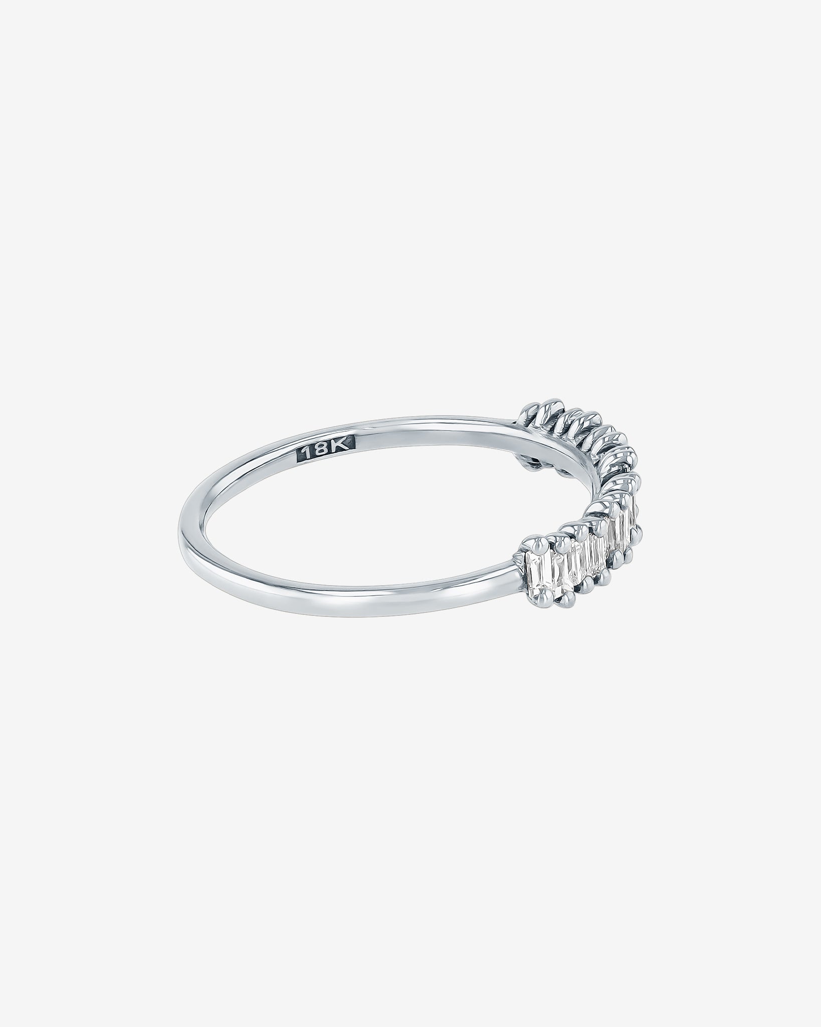 Suzanne Kalan Classic Diamond Stacker Band in 18k white gold