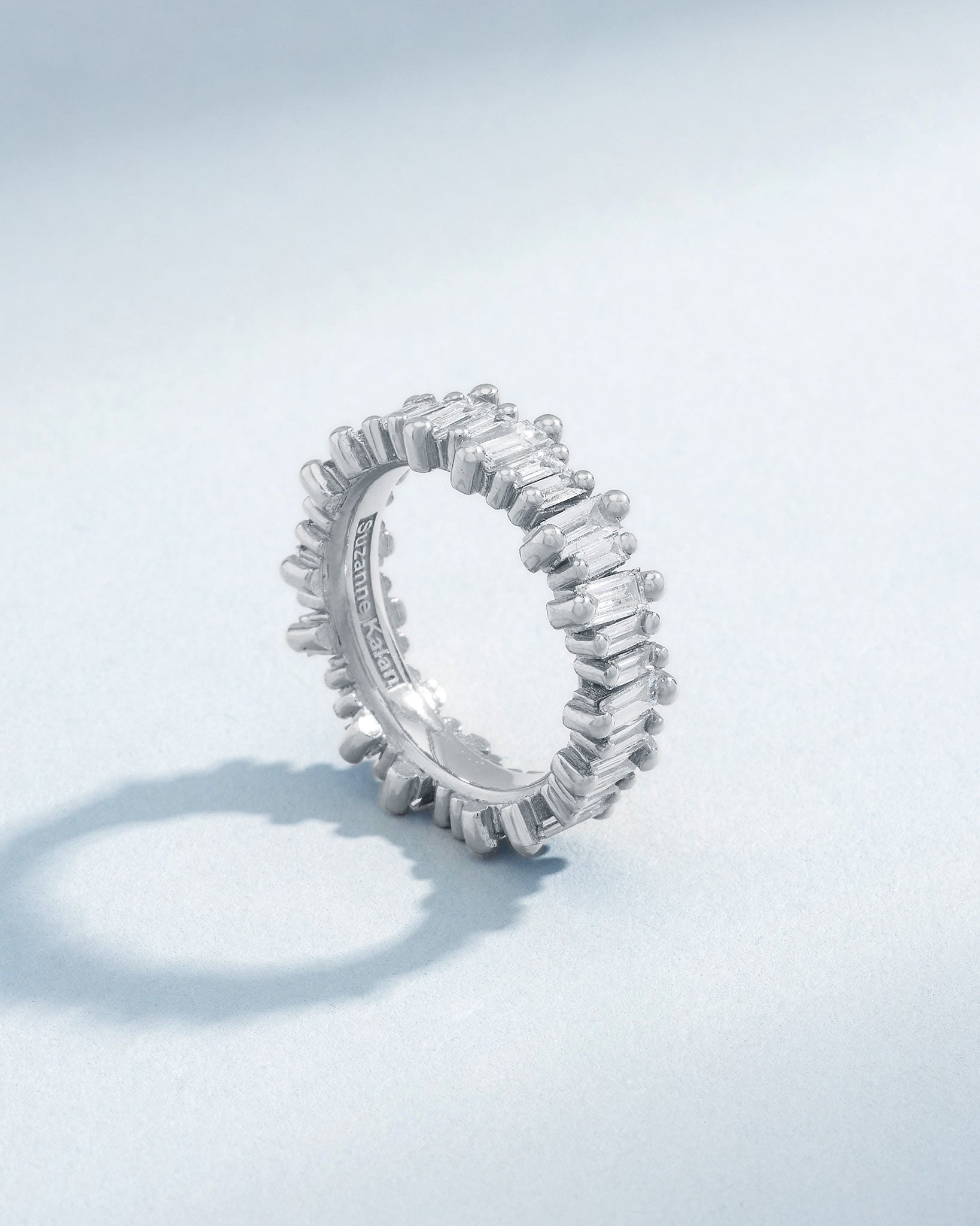 Suzanne Kalan Bold Diamond Eternity Band in 18k white gold