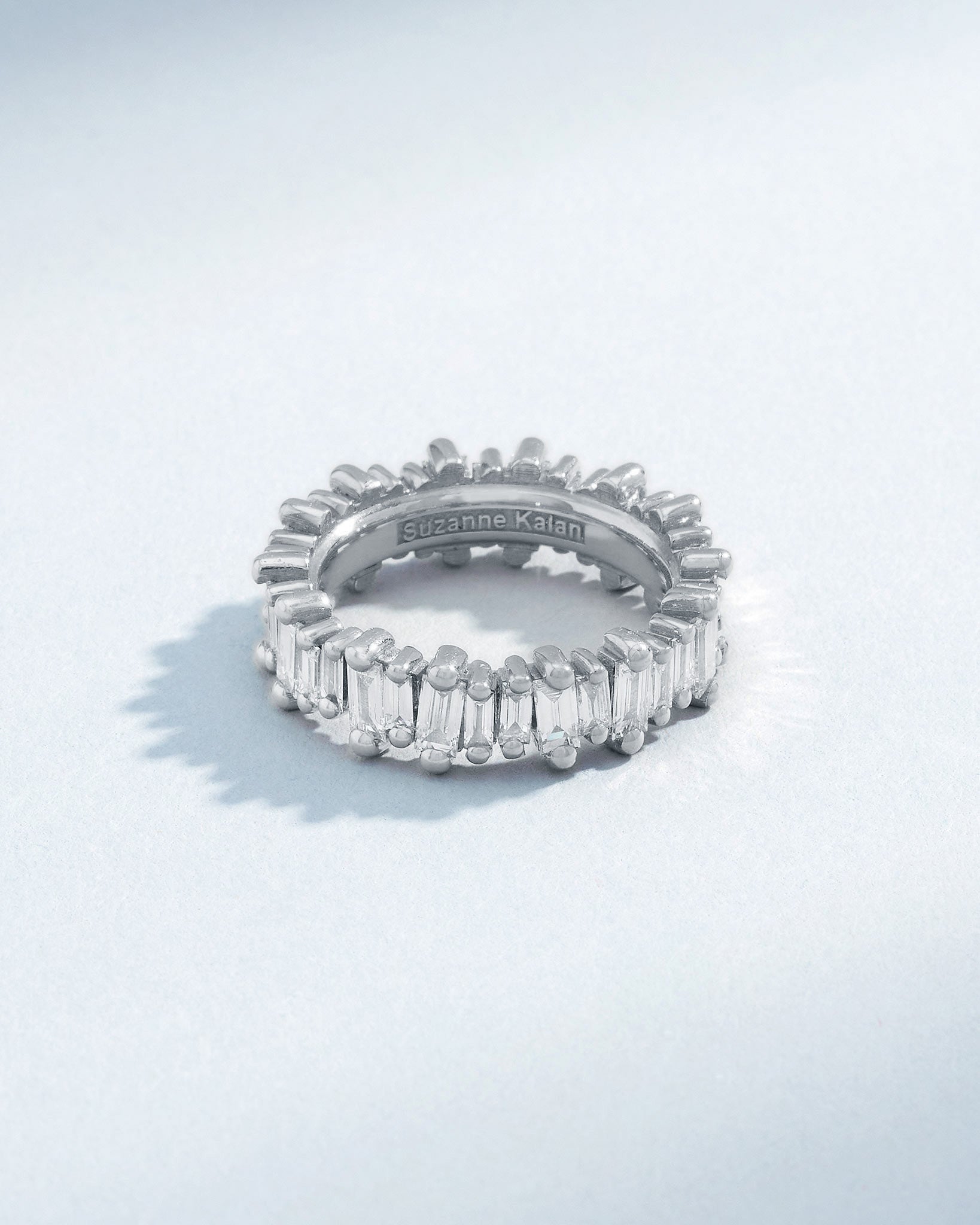 Suzanne Kalan Bold Diamond Eternity Band in 18k white gold