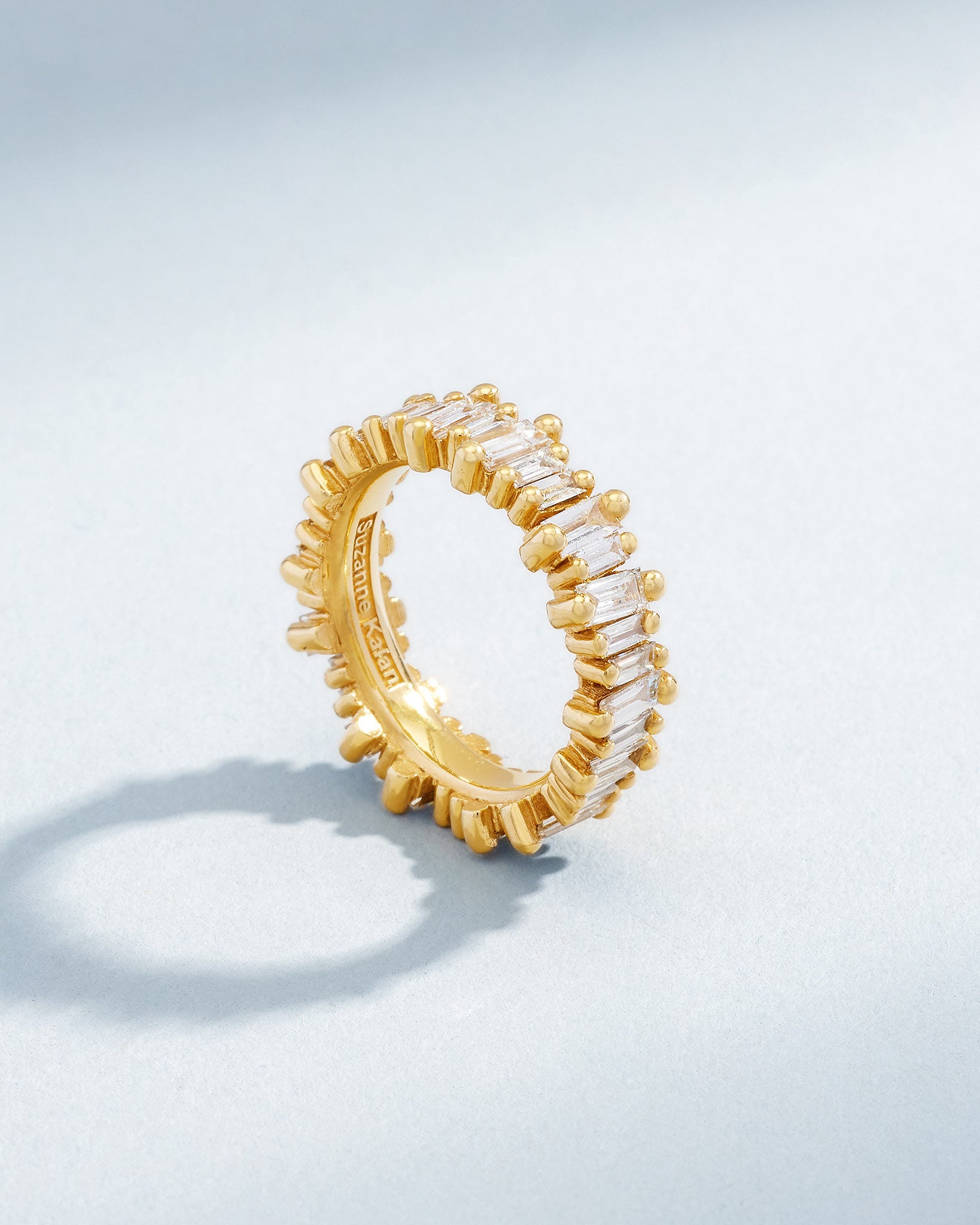 Suzanne Kalan Bold Diamond Eternity Band in 18k yellow gold