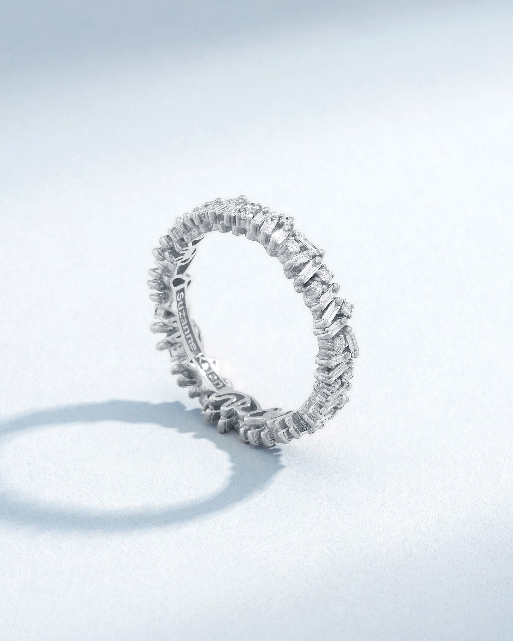 Suzanne Kalan Classic Diamond Icon Eternity Band in 18k white gold