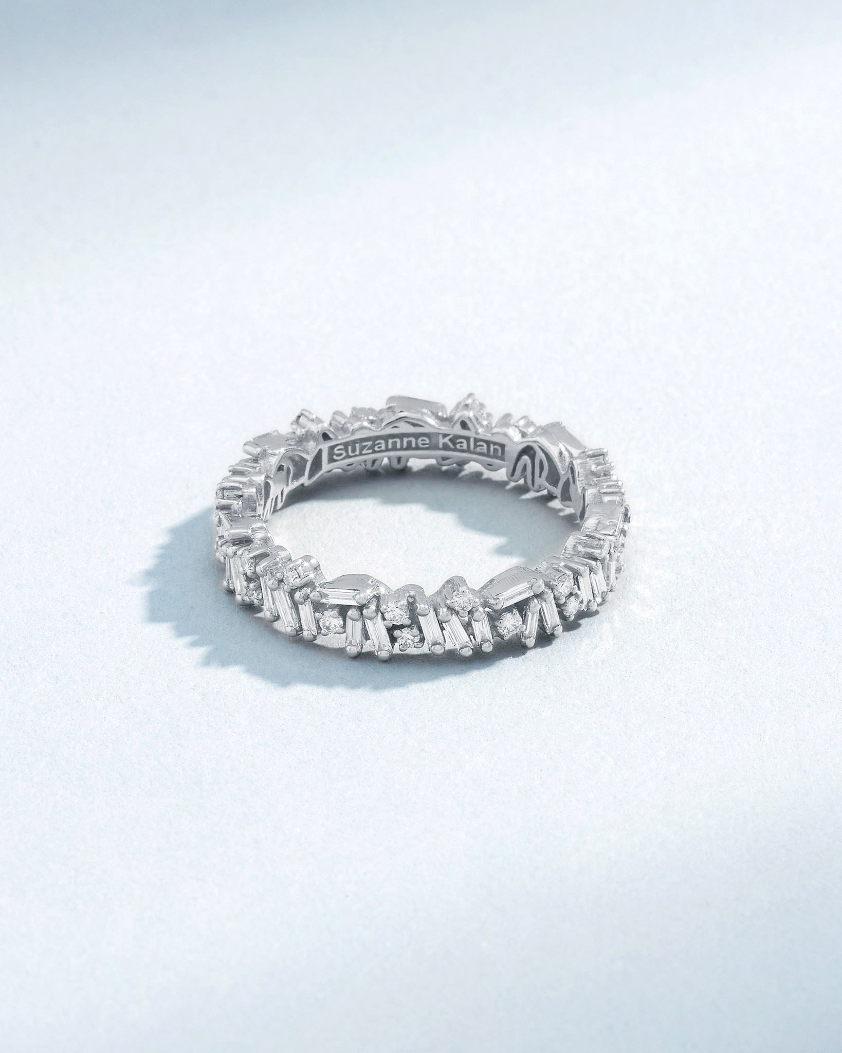 Suzanne Kalan Classic Diamond Icon Eternity Band in 18k white gold