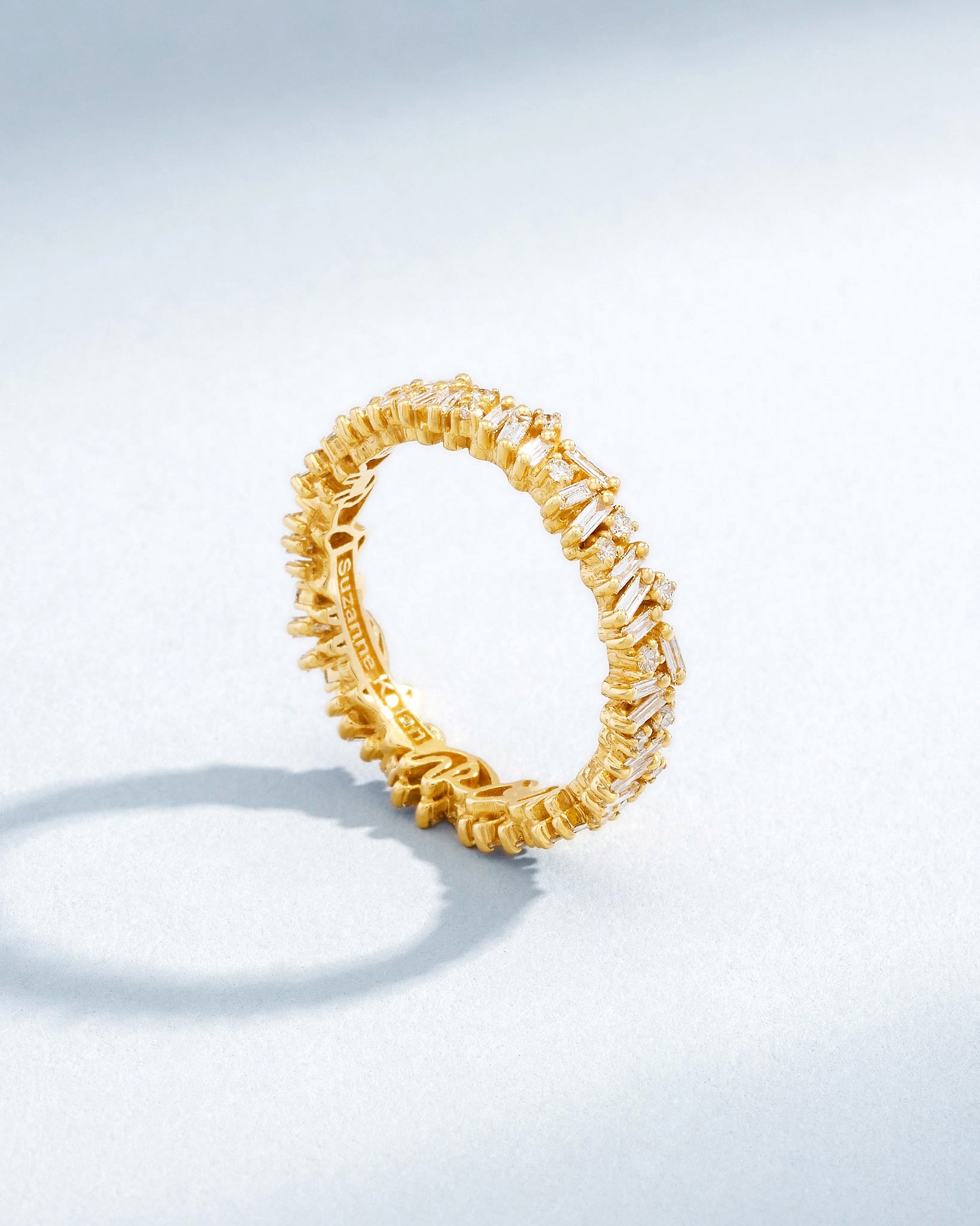 Suzanne Kalan Classic Diamond Icon Eternity Band in 18k yellow gold