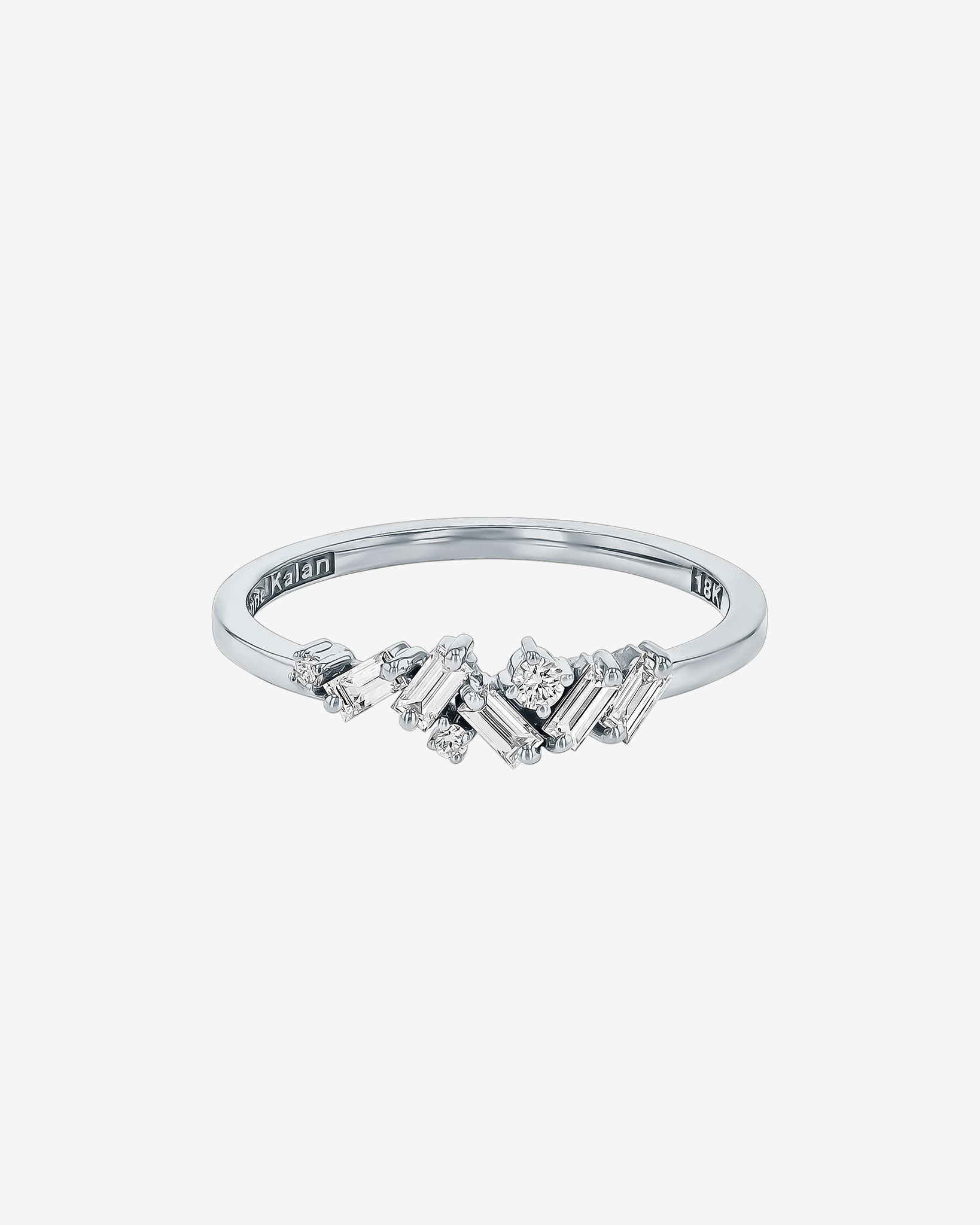 Suzanne Kalan Frenzy Diamond Ring in 18k white gold