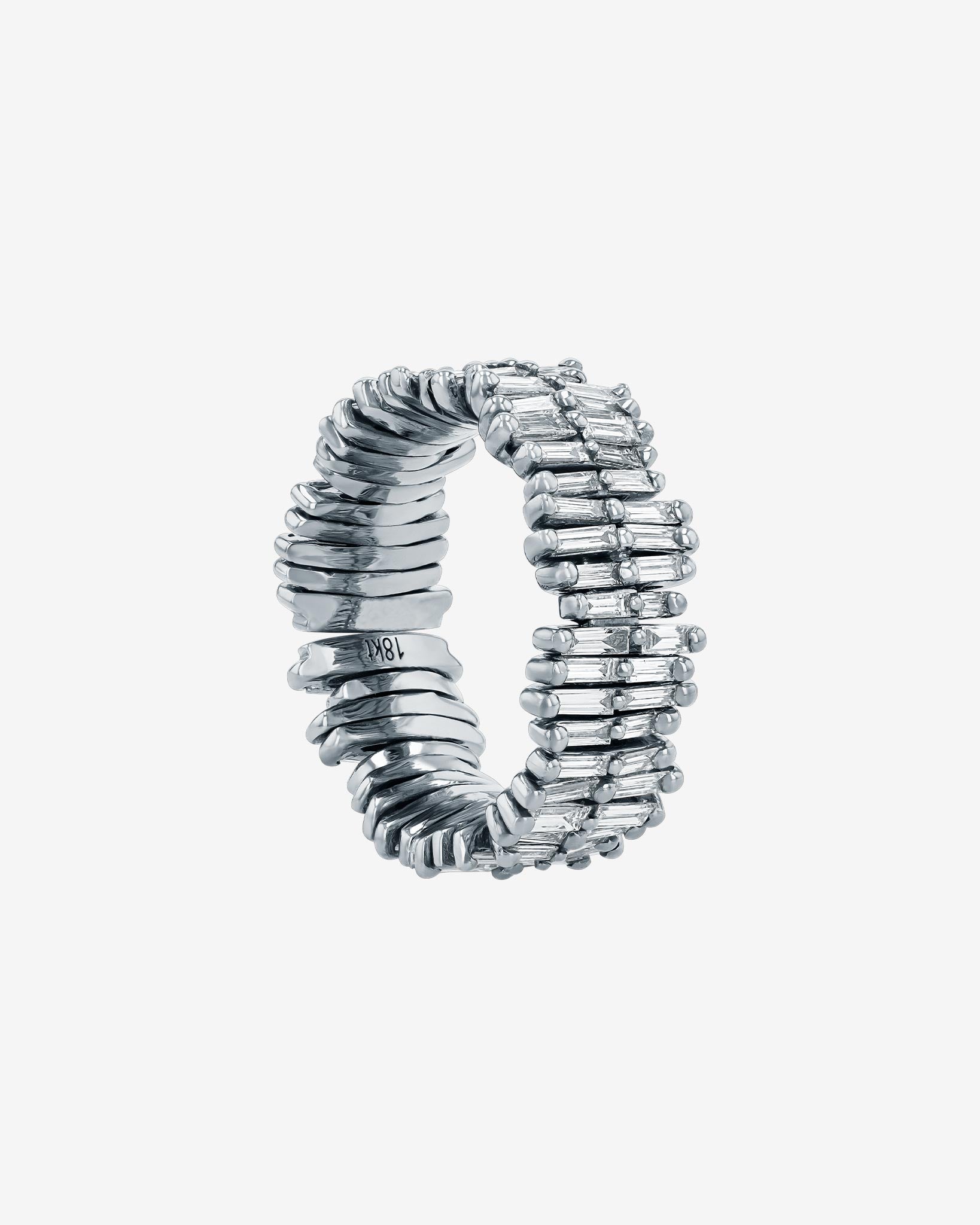 Classic Gold Full Baguette Midi Eternity Band | Suzanne Kalan®