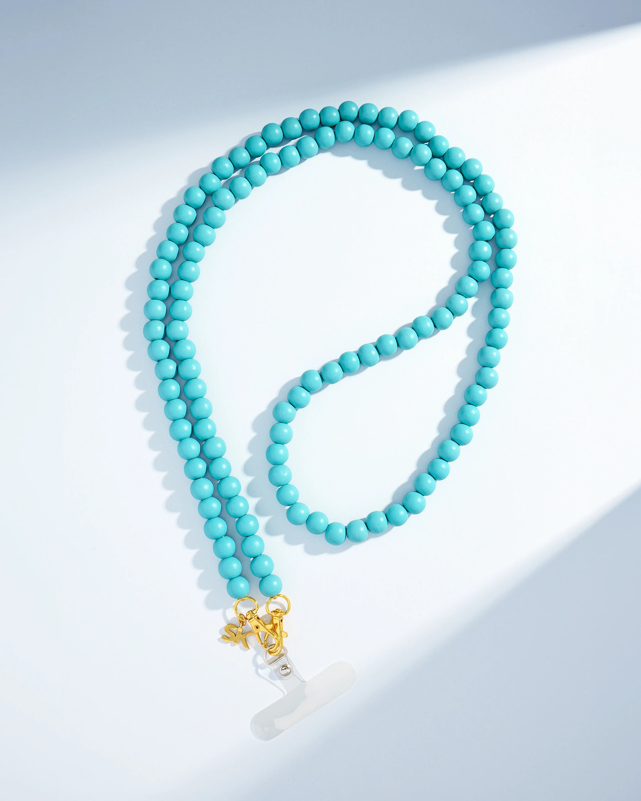 Suzanne Kalan Small Beaded Turquoise Crossbody Phone Strap