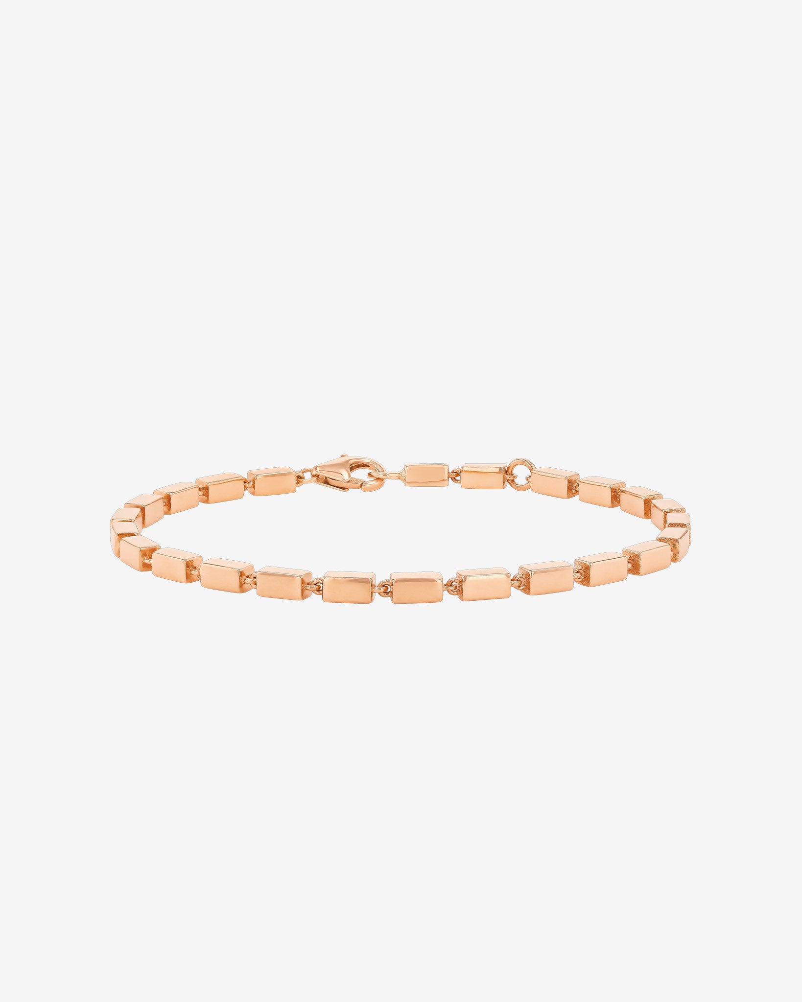 Suzanne Kalan Block-Chain Thick Bracelet in 18k rose gold