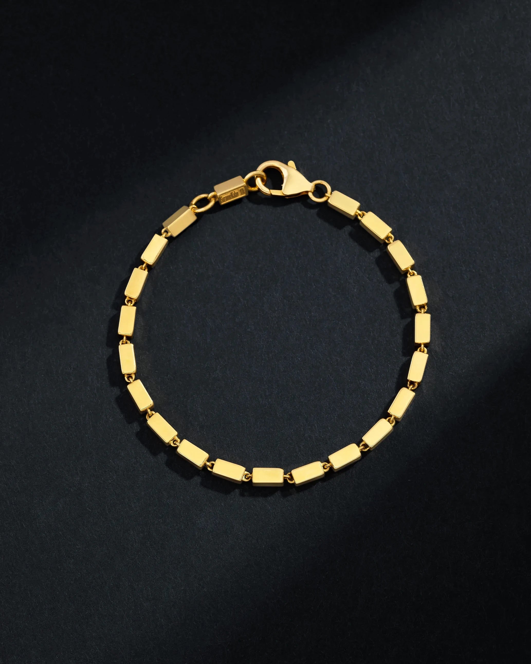 Suzanne Kalan Block-Chain Thick Bracelet in 18k yellow gold