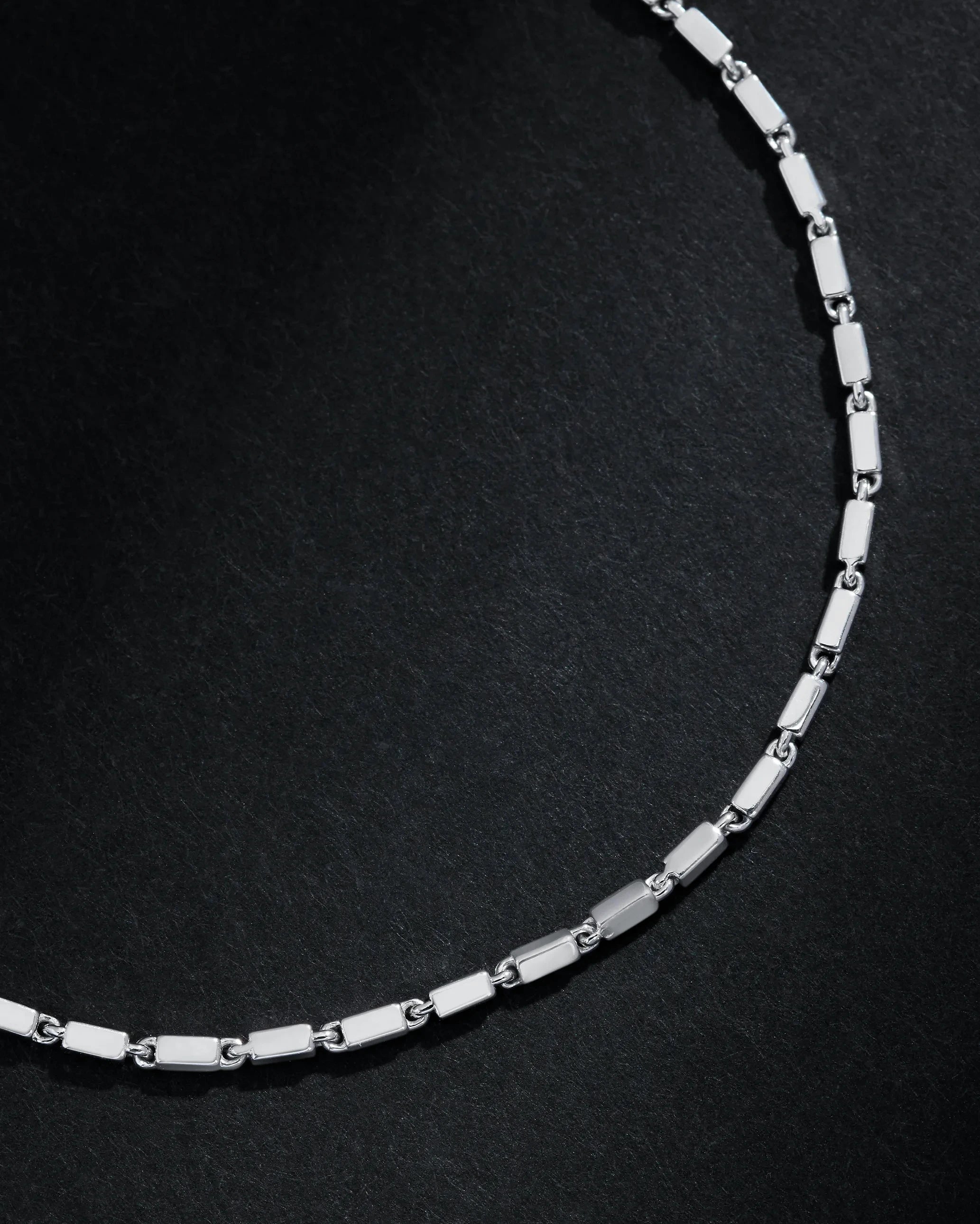 Suzanne Kalan Block-Chain Thin Bracelet in 18k white gold