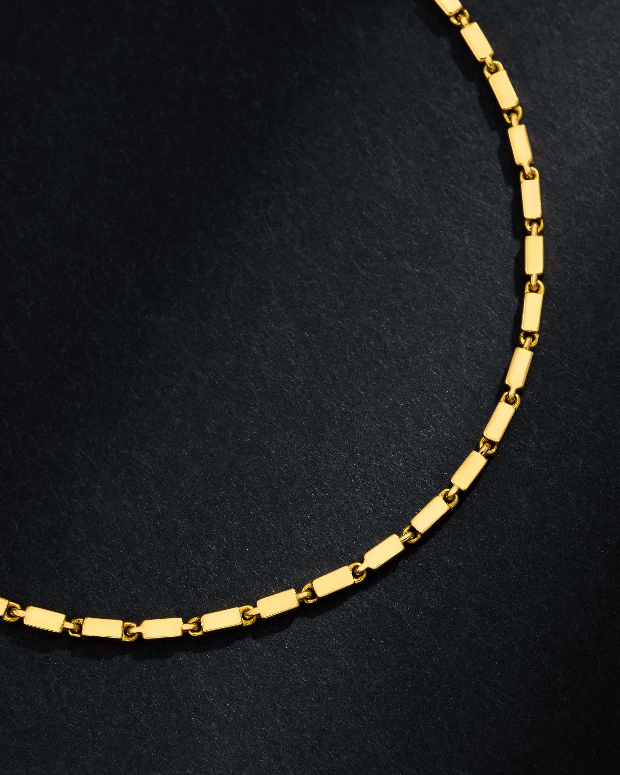 Suzanne Kalan Block-Chain Thin Bracelet in 18k yellow gold