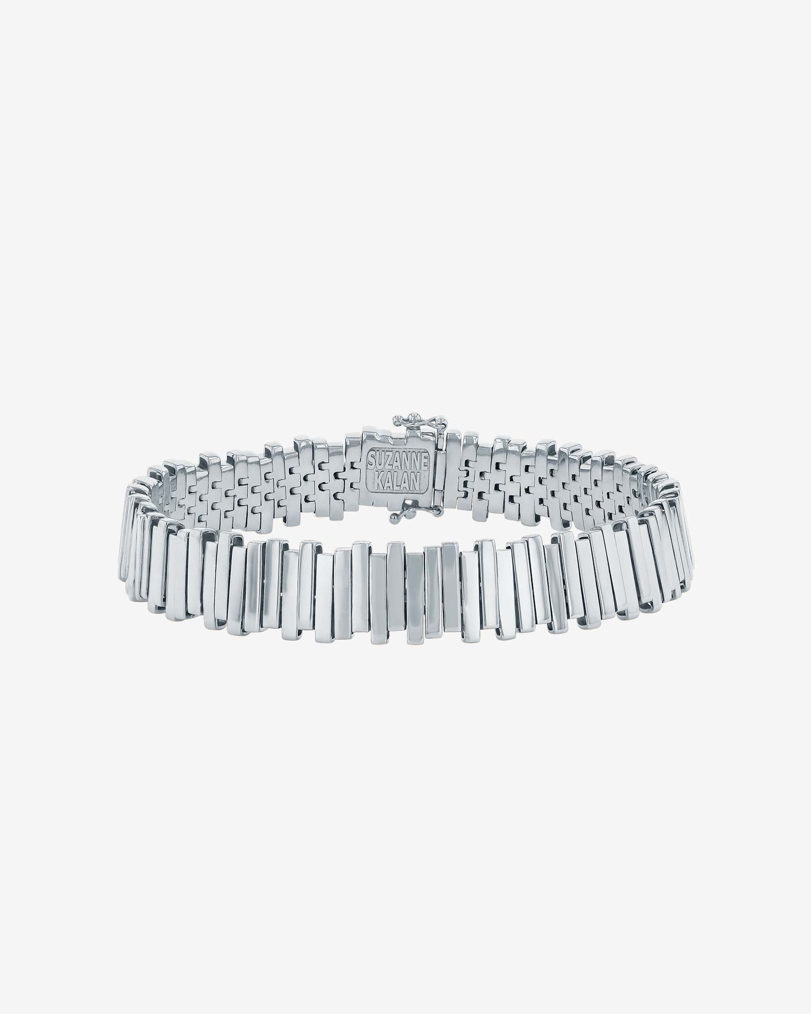 Suzanne Kalan Golden Stacker Tennis Bracelet in 18k white gold
