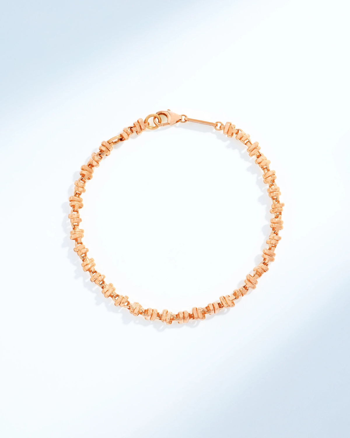 Suzanne Kalan Gilded Cluster Chain Bracelet in 18k rose gold